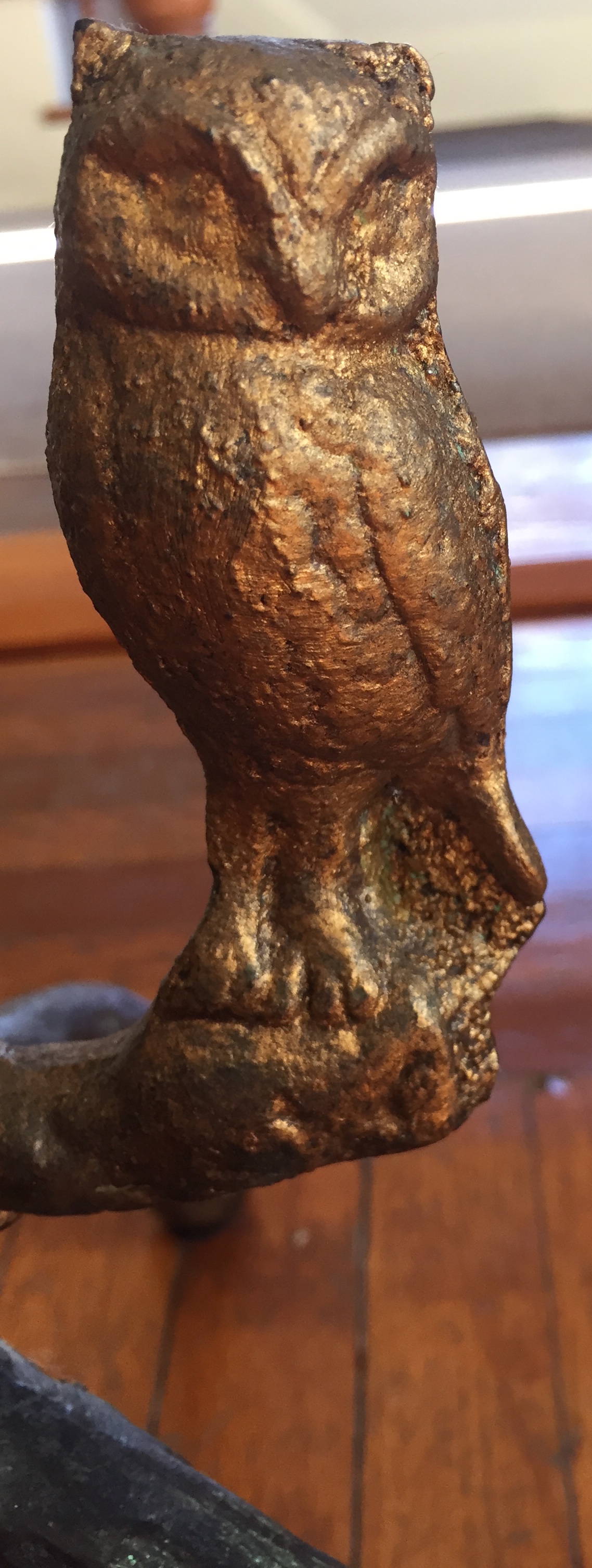 Vintage Faux Iron Side Table Naga Antiques