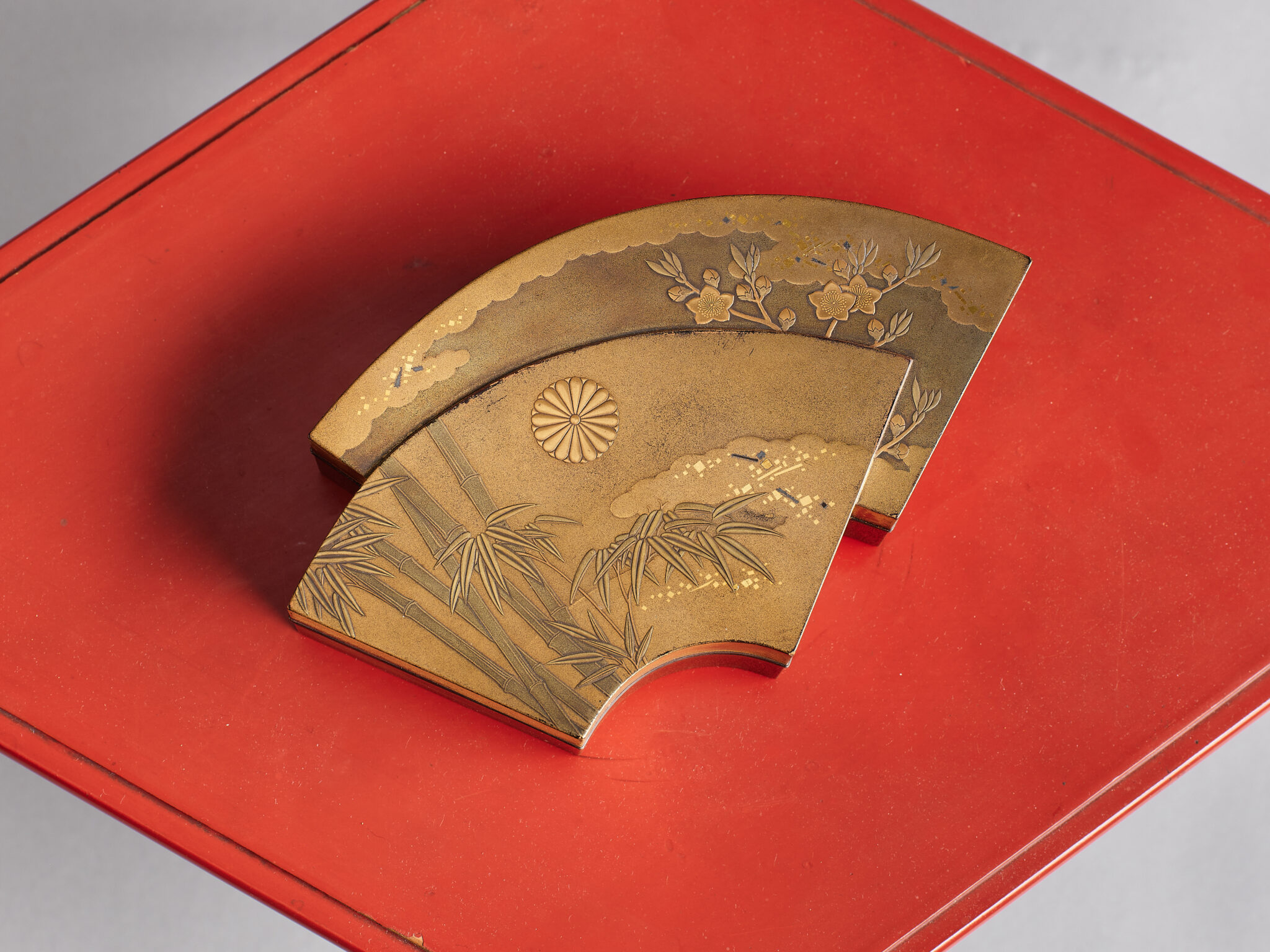 Japanese Lacquer Kogo (Incense Box)