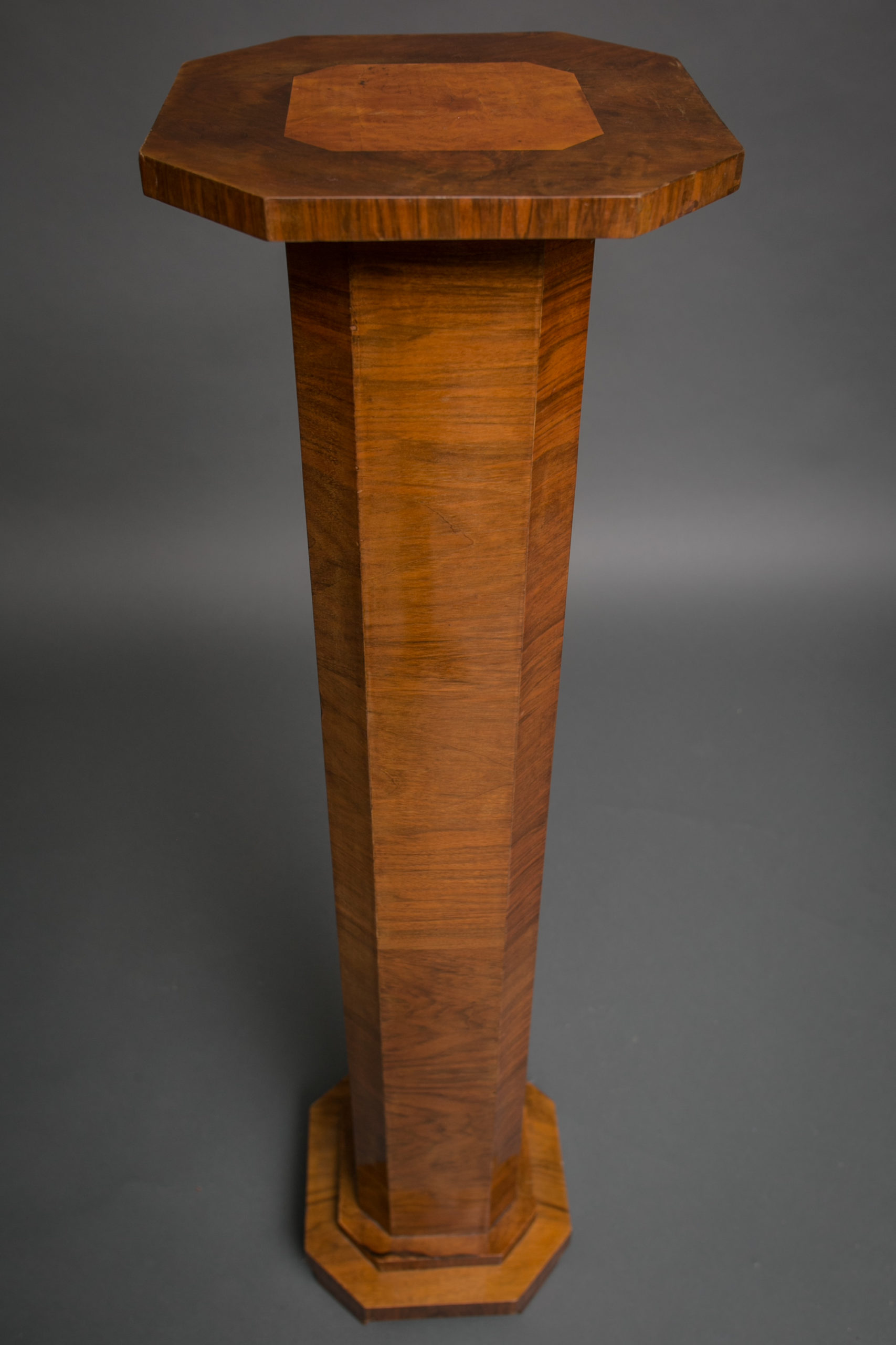 Art Deco Walnut Pedestal Naga Antiques