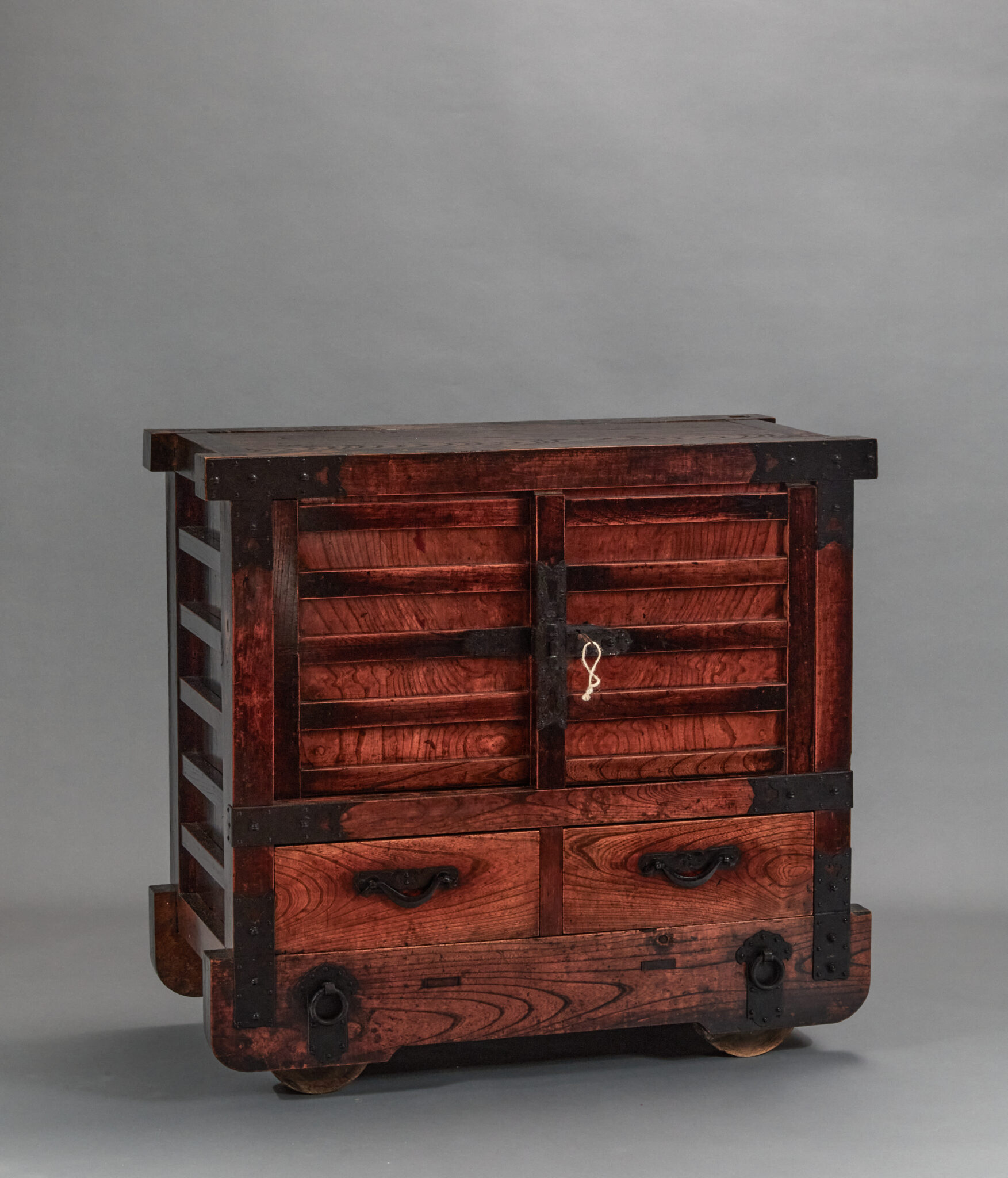 Wheel Tansu Chest Naga Antiques