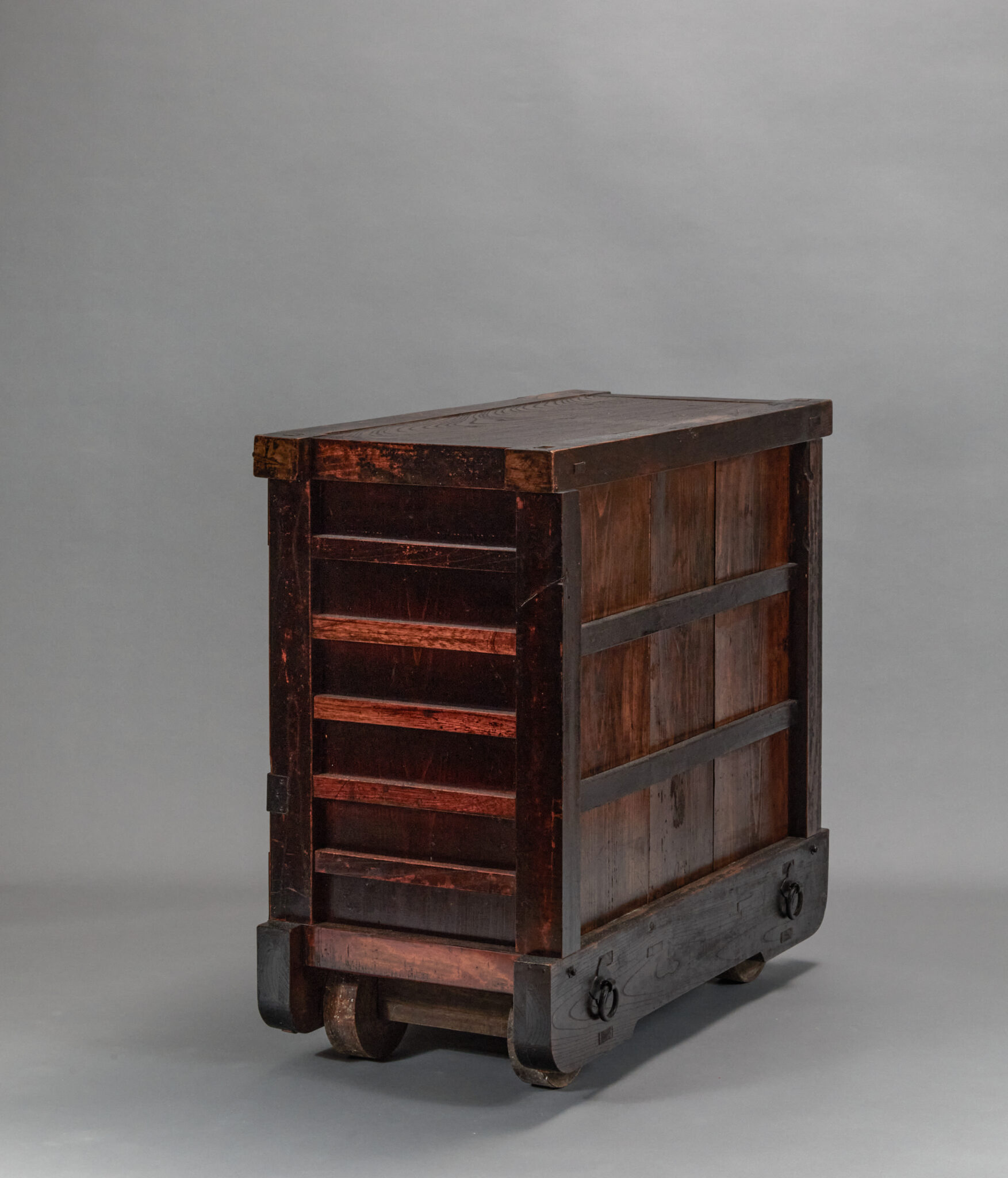 Wheel Tansu Chest Naga Antiques