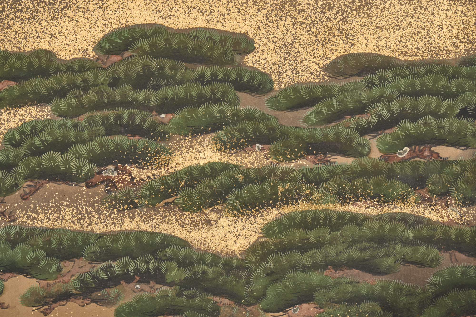 Japanese Six Panel Screen – Mount Fuji and Pine