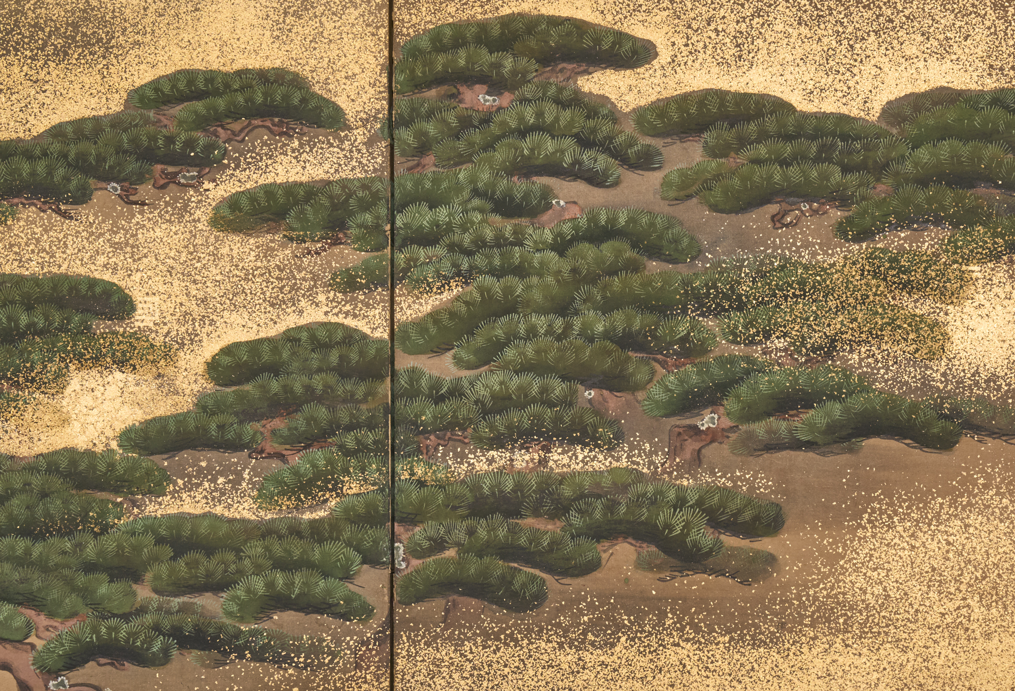 Japanese Six Panel Screen – Mount Fuji and Pine