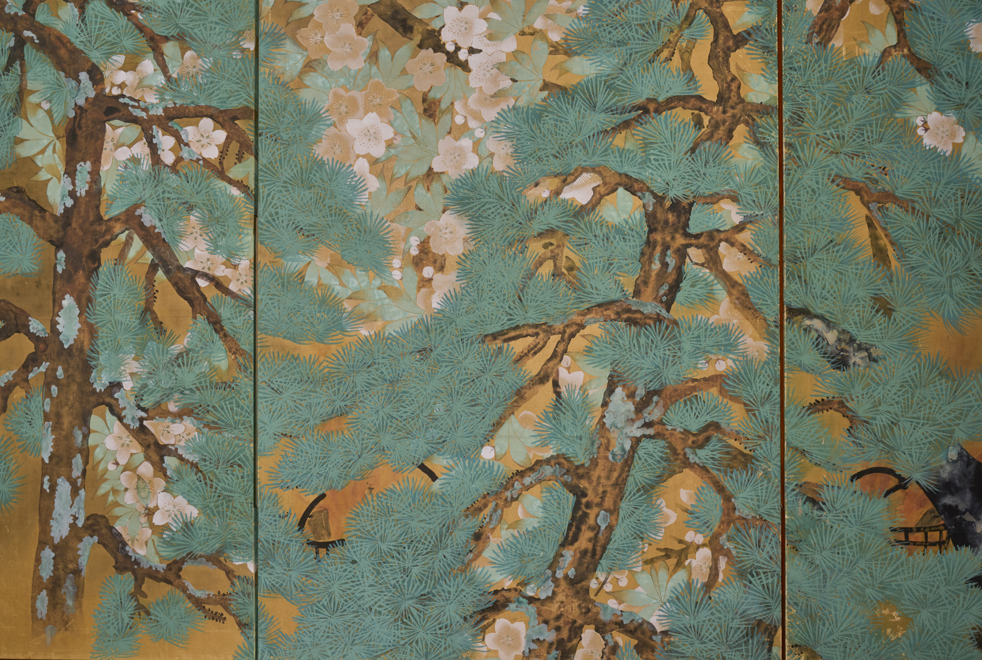 Japanese Six Panel Screen – Yozakura