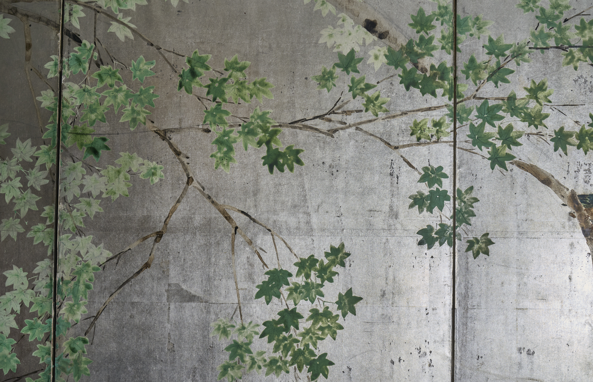Japanese Six Panel Screen – Maple Over Water