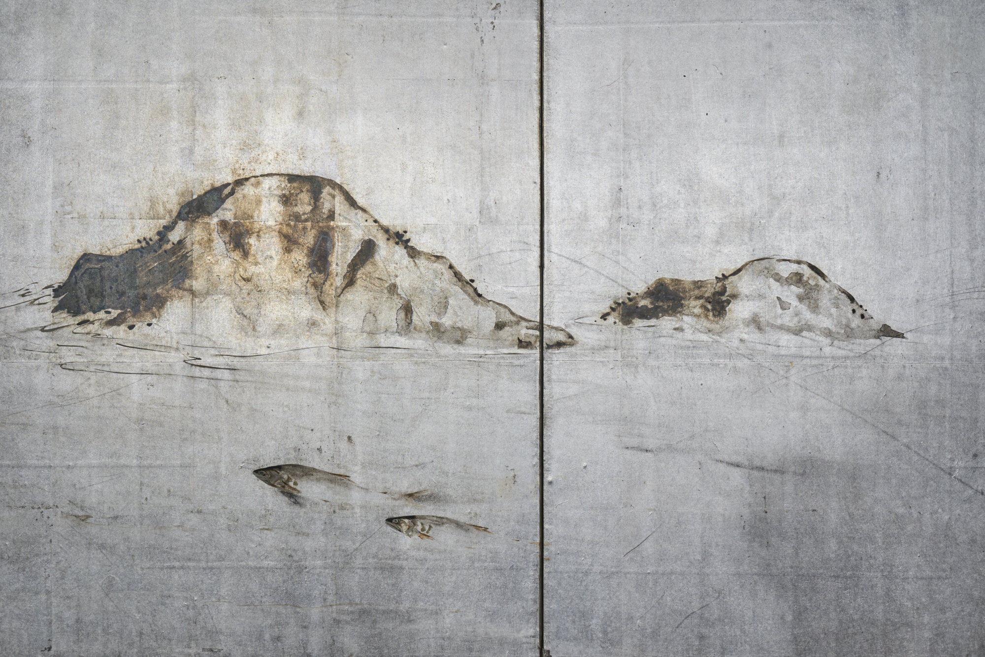 Japanese Six Panel Screen – Maple Over Water