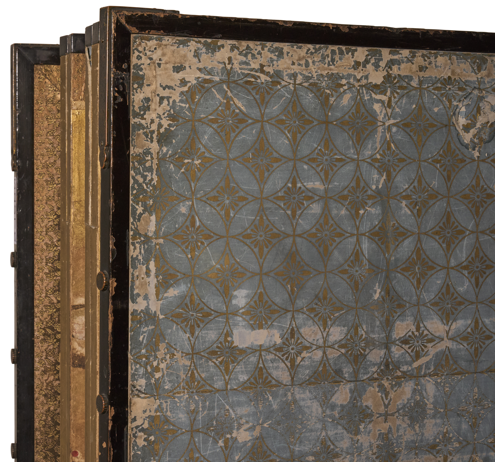 Japanese Six Panel Screen. Winter into Spring