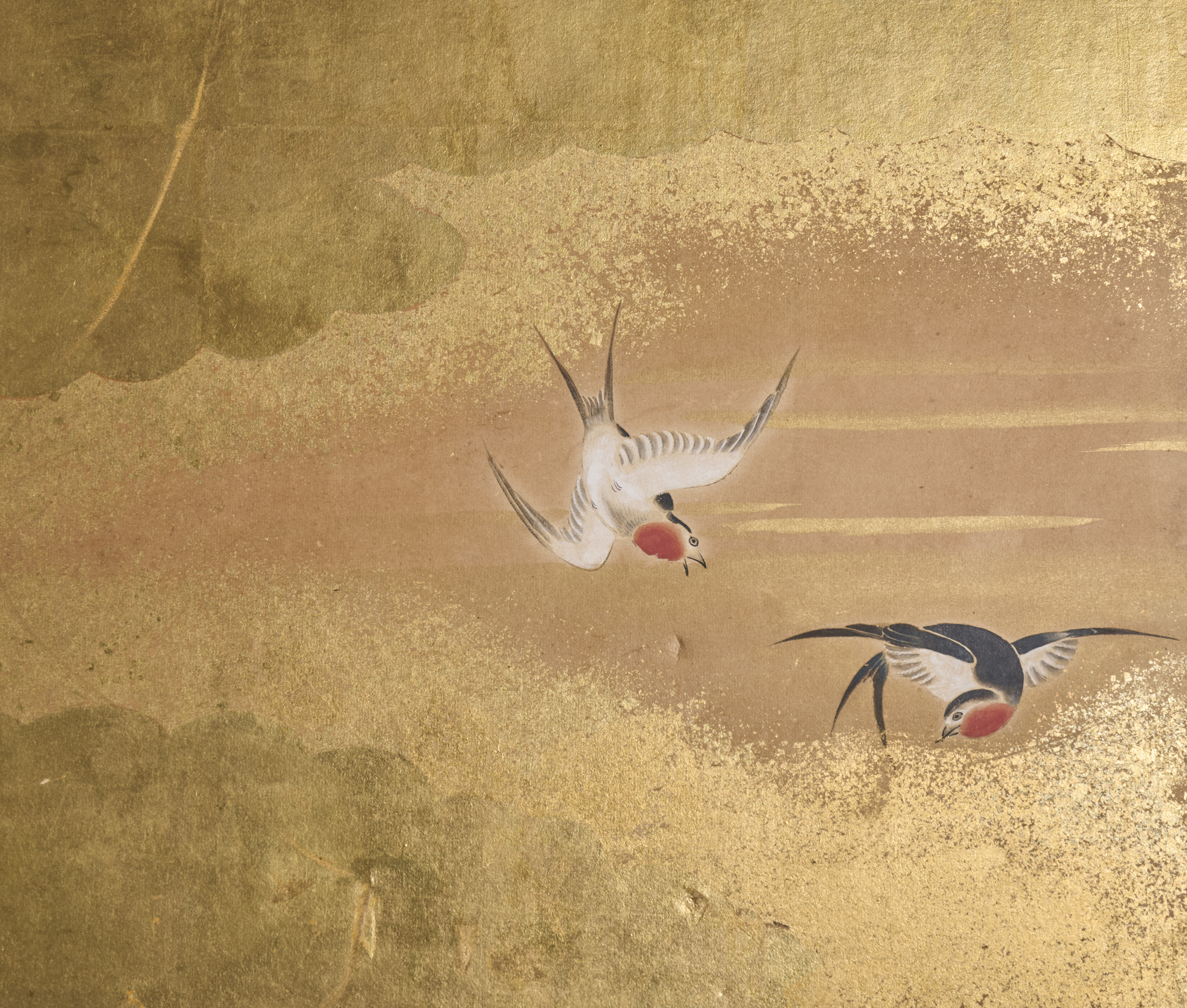 Japanese Six Panel Screen: Summer Landscape