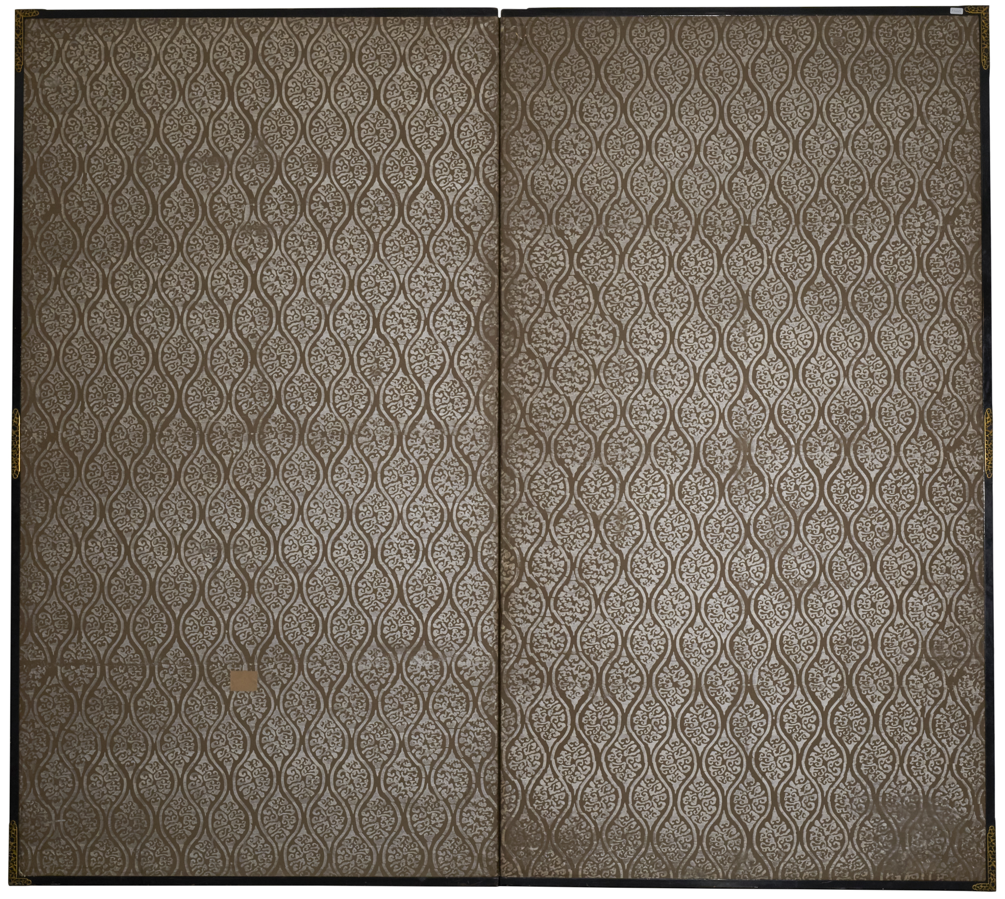 Japanese Two Panel Screen: Plum Blossom in the Mist