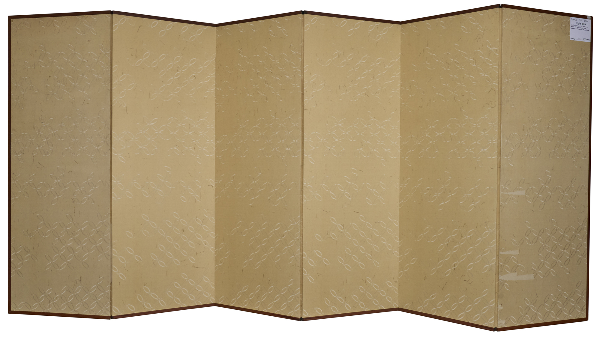 Pair of Japanese Six Panel Screens: Into the Woods / Mountains in the Mist