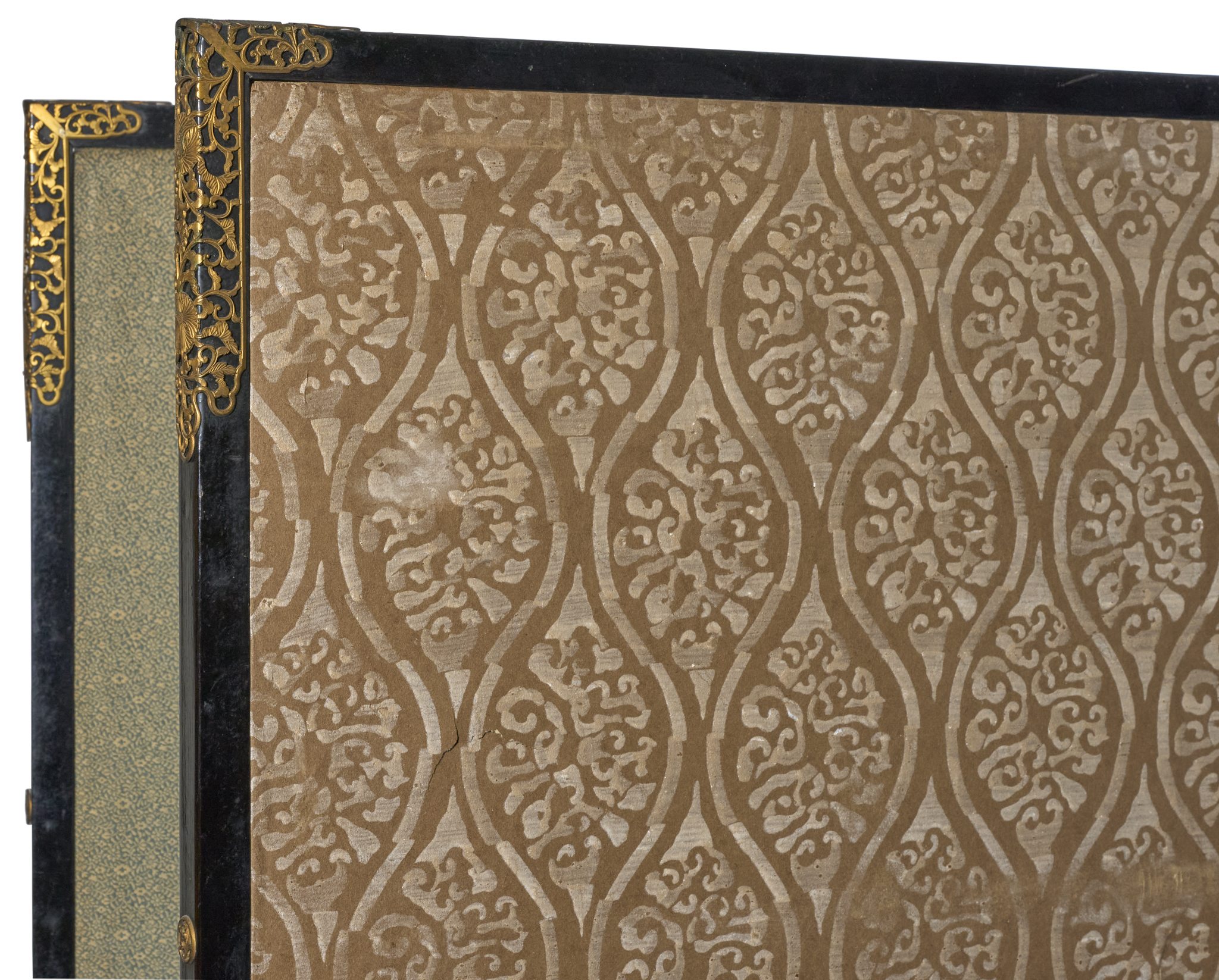 Japanese Two Panel Screen: Plum Blossom in the Mist