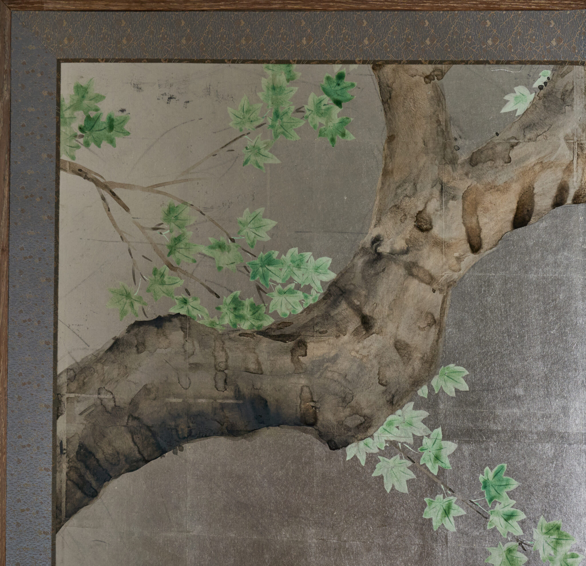 Japanese Six Panel Screen – Maple Over Water