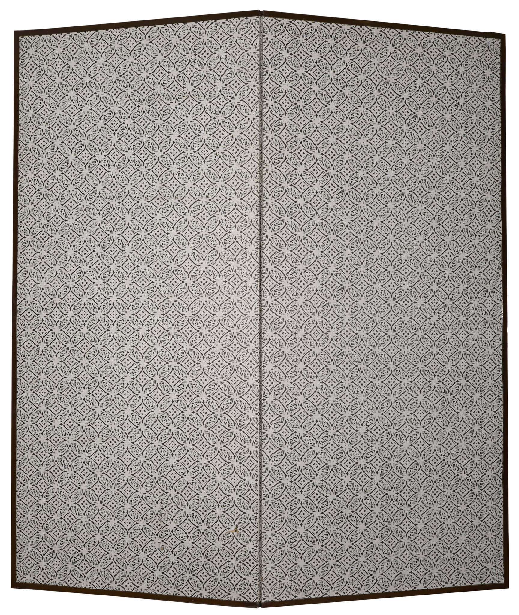 Japanese Two Panel Screen: Beach Party