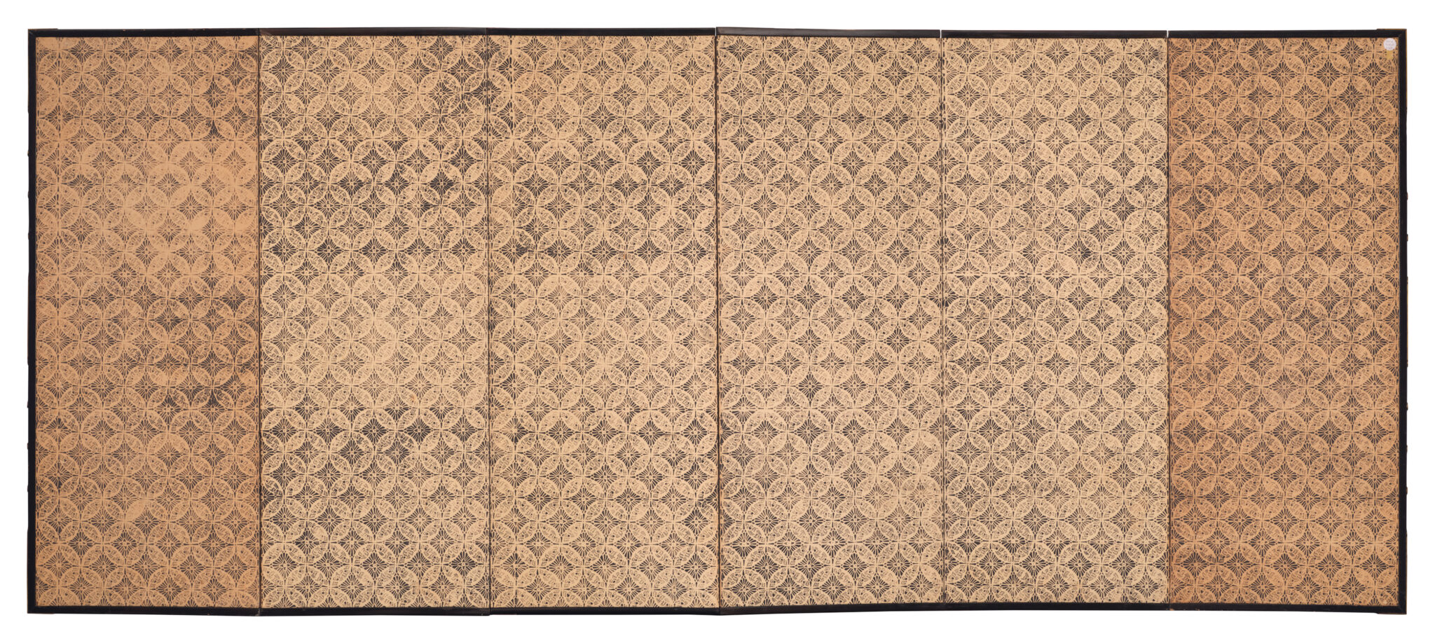 Japanese Six-Panel Screen: Seaside Shrine