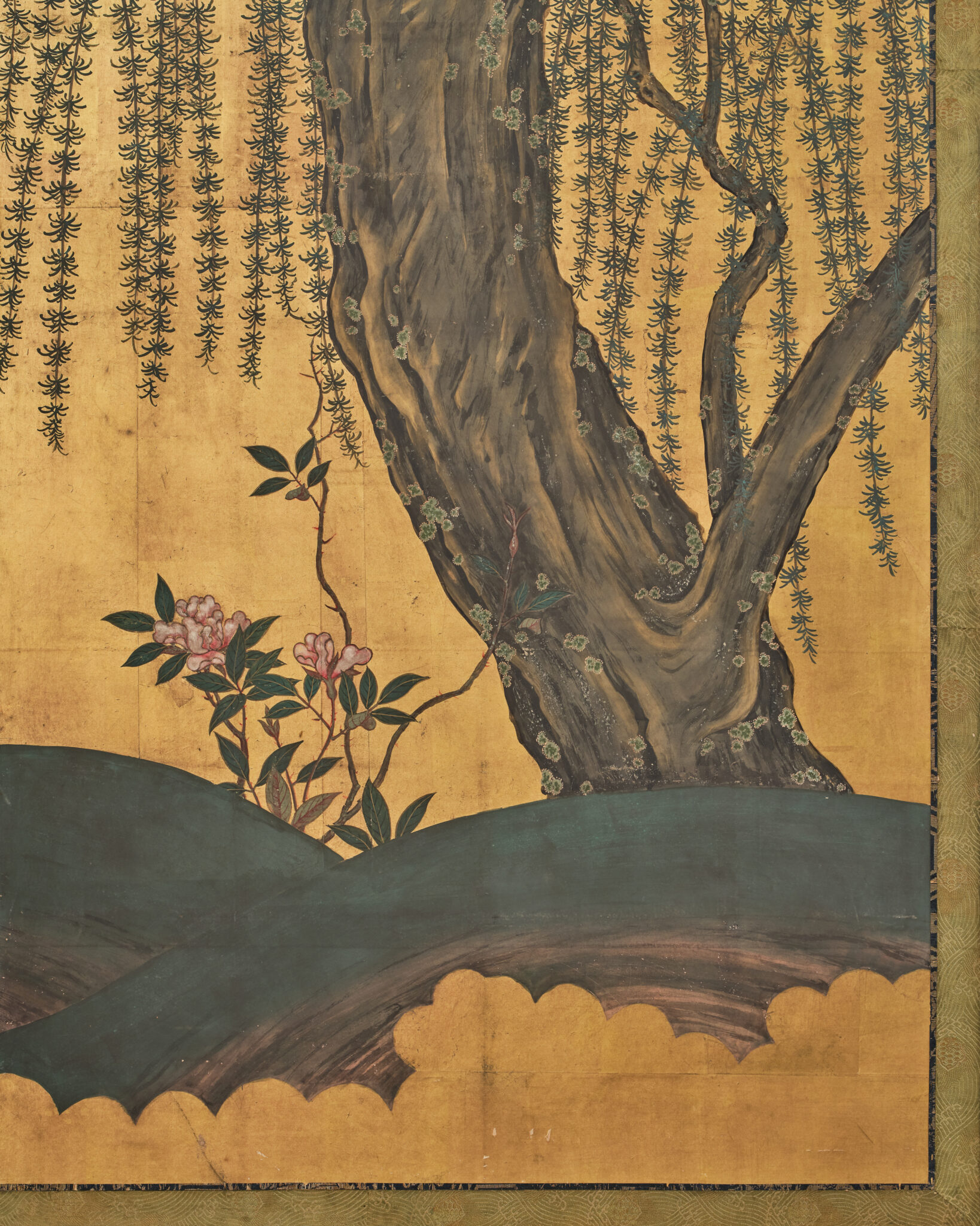 Japanese Two-Panel Screen: Early Summer Willow