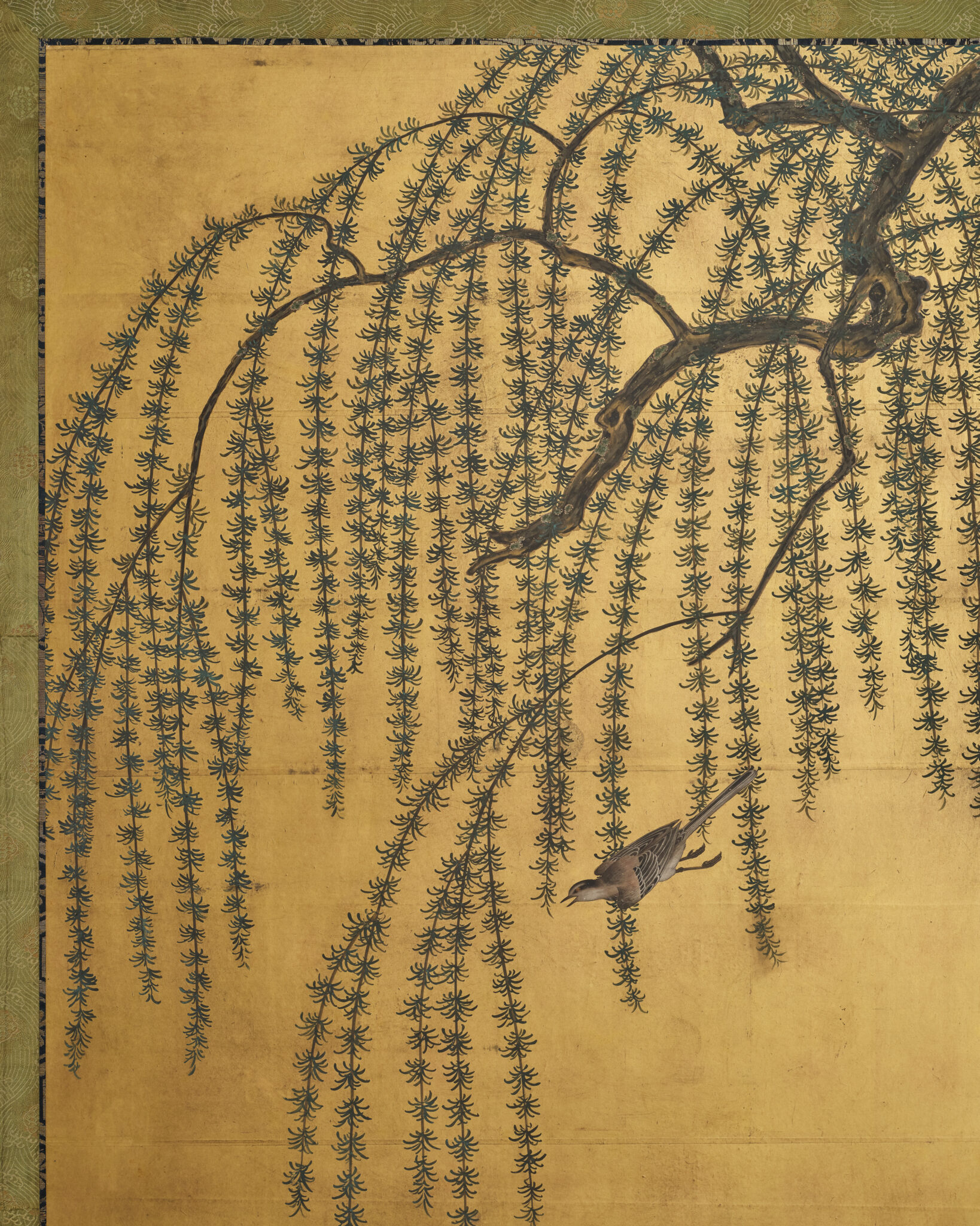 Japanese Two-Panel Screen: Early Summer Willow