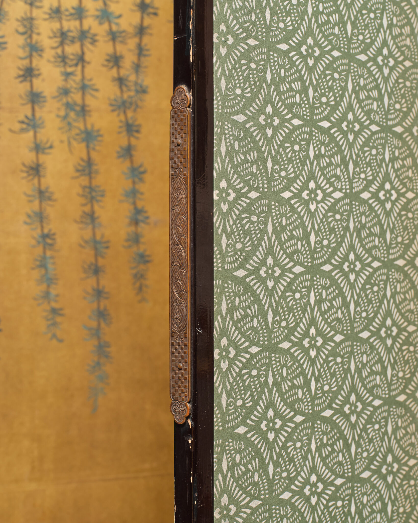 Japanese Two-Panel Screen: Early Summer Willow