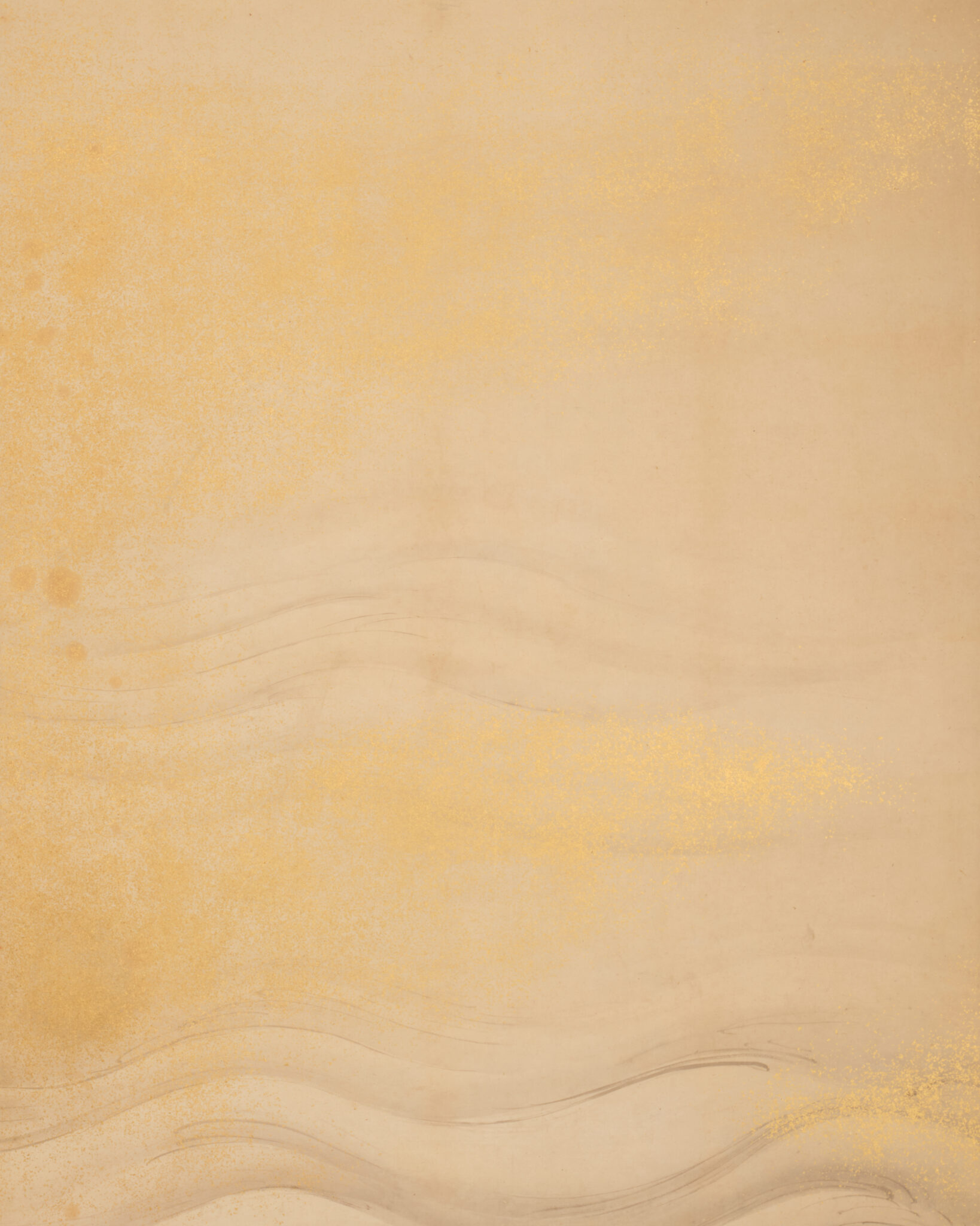 Japanese Two-Panel Screen: Sea Hawk by Watanabe Kiyoshi