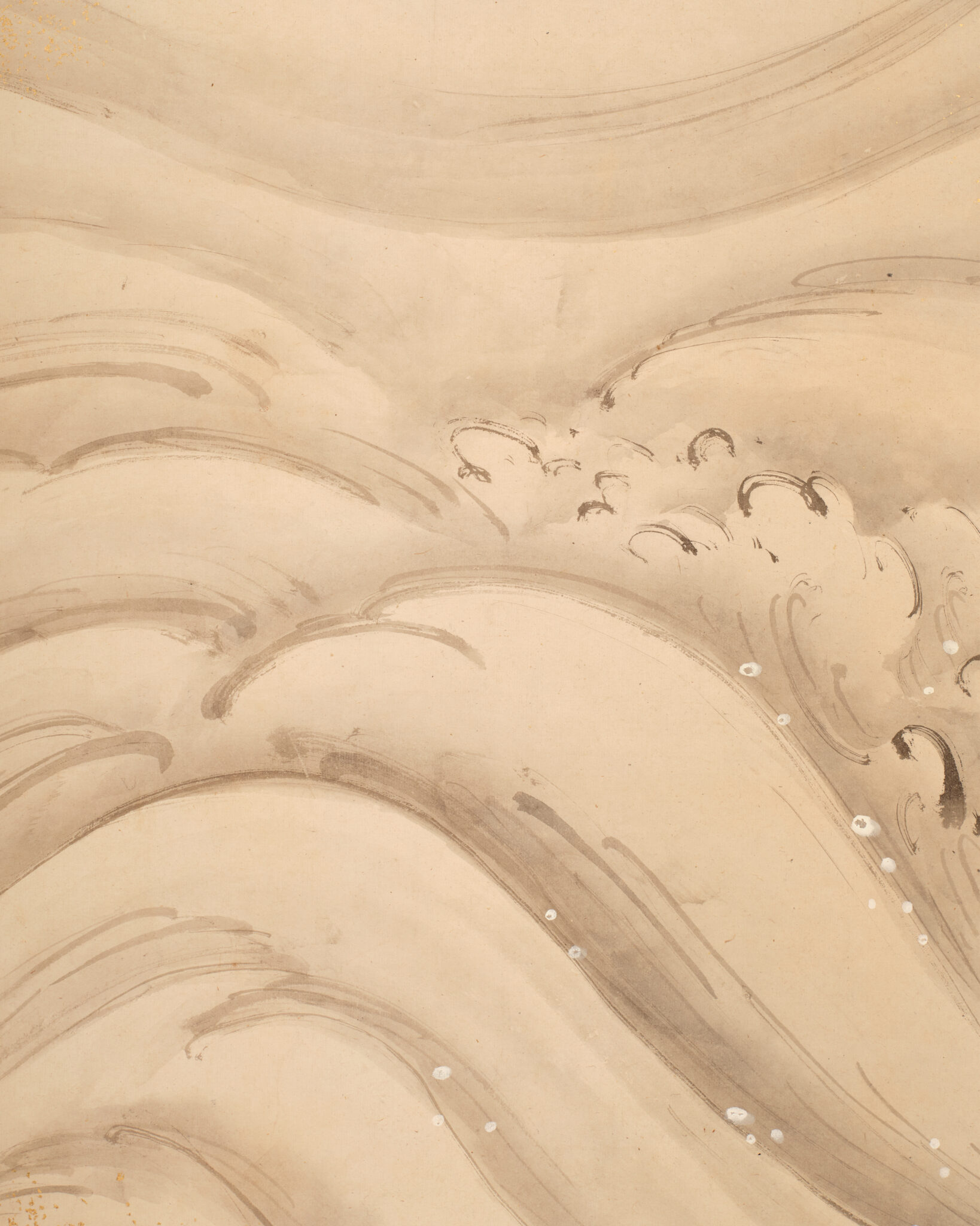 Japanese Two-Panel Screen: Sea Hawk by Watanabe Kiyoshi