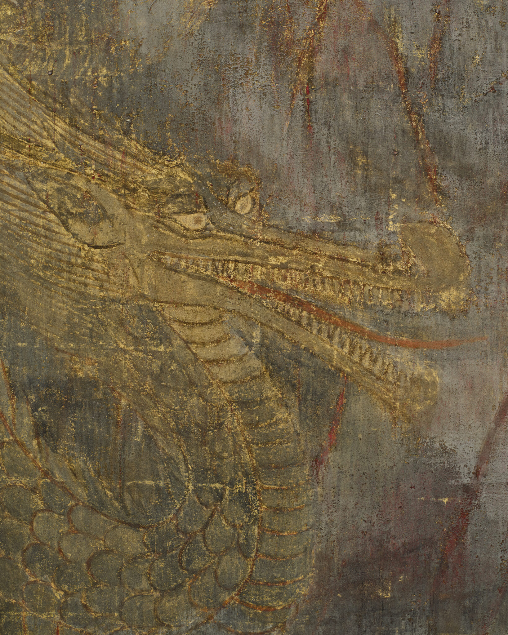 Japanese Two-Panel Screen: Kushinada-hime and Yamata no Orochi