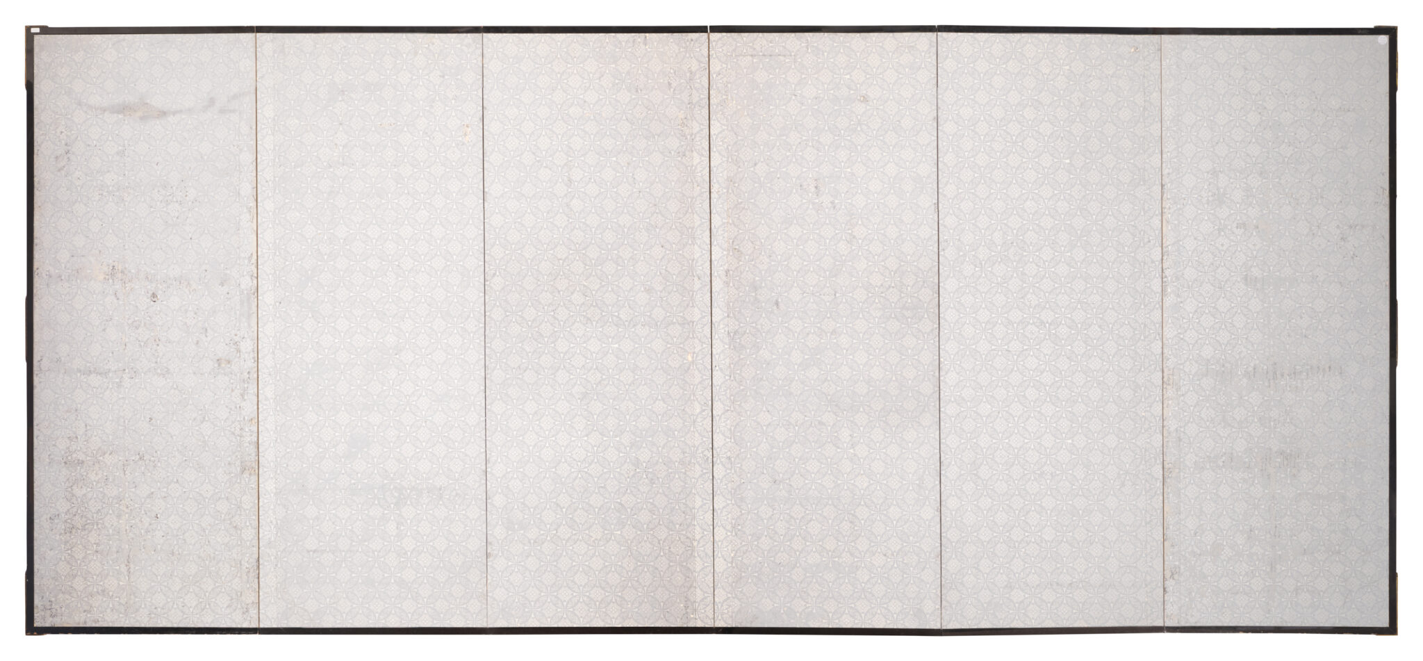 Japanese Six-Panel Screen: Chrysanthemums (Kiku) on Gold Leaf