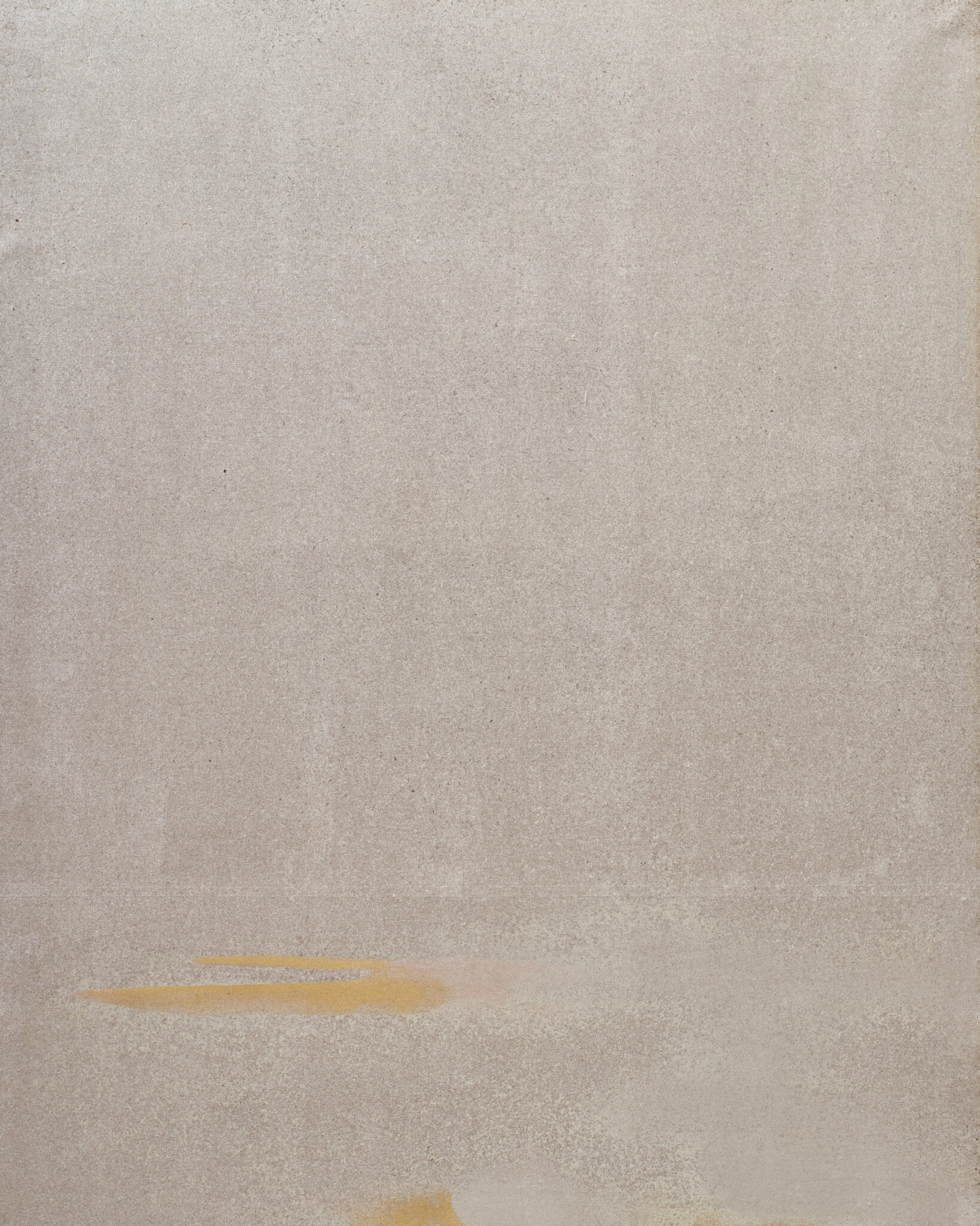 Japanese Six Panel Screen: Abstract Cloudscape on Silver Ground