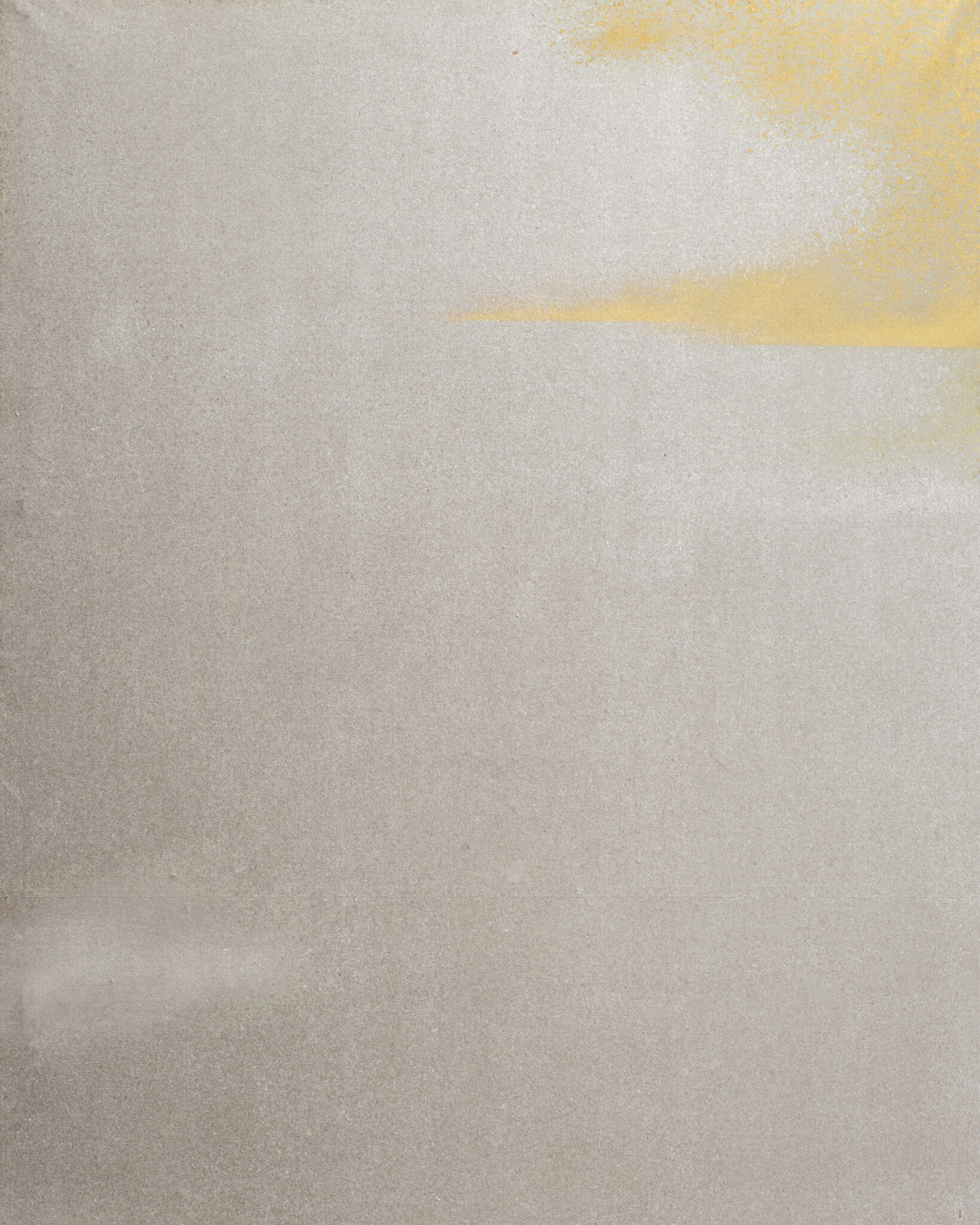 Japanese Six Panel Screen: Abstract Cloudscape on Silver Ground