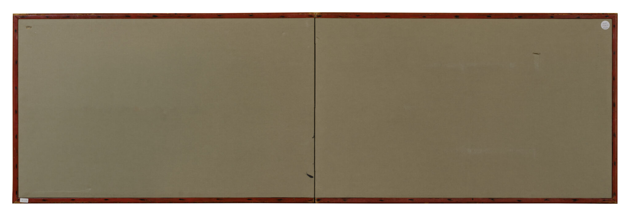 Japanese Two Panel Furosaki Screen: Kimono Fabrics on Gold Leaf