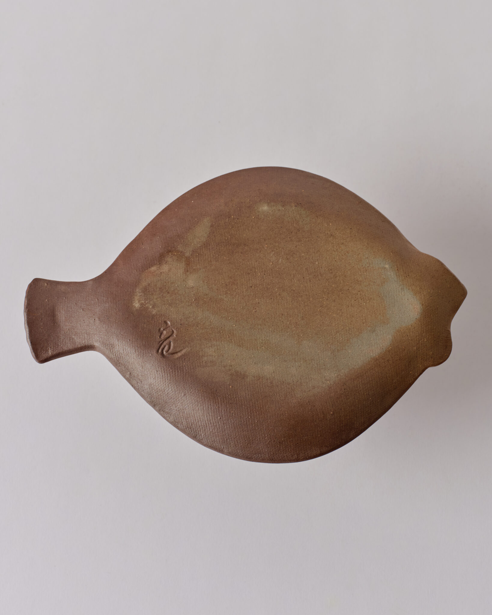 Set of Five Japanese Bizen Fish-Shaped Dishes