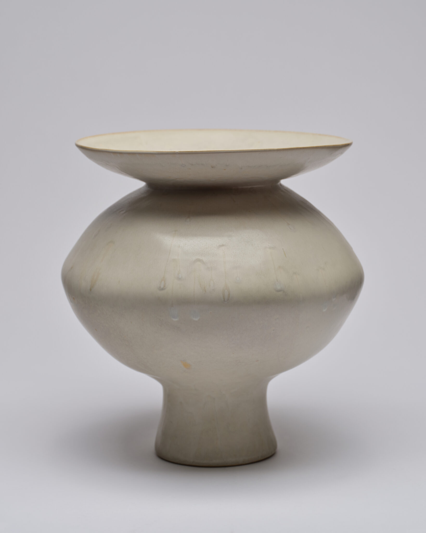 Japanese Ivory-Glazed Vase