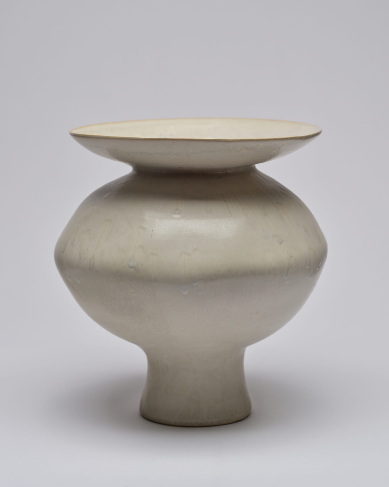 Japanese Ivory-Glazed Vase