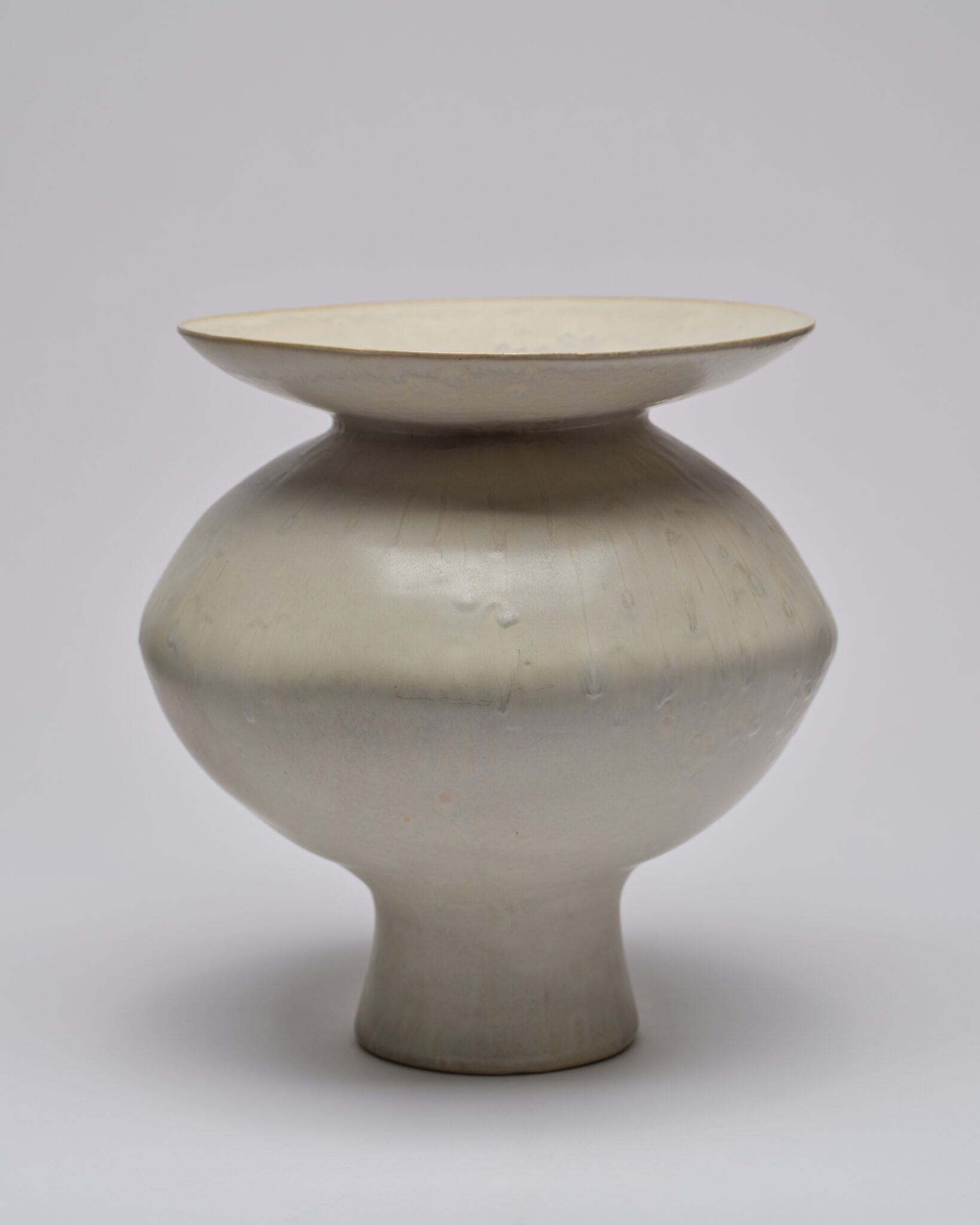 Japanese Ivory-Glazed Vase