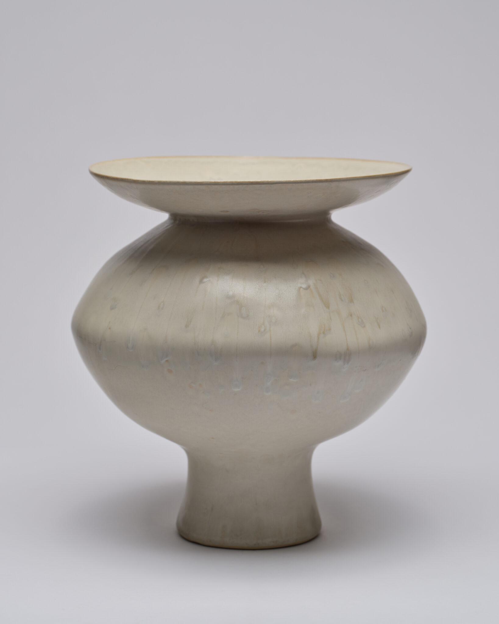 Japanese Ivory-Glazed Vase