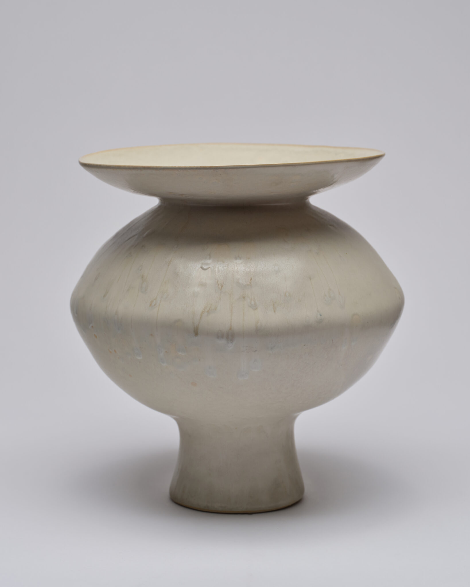 Japanese Ivory-Glazed Vase