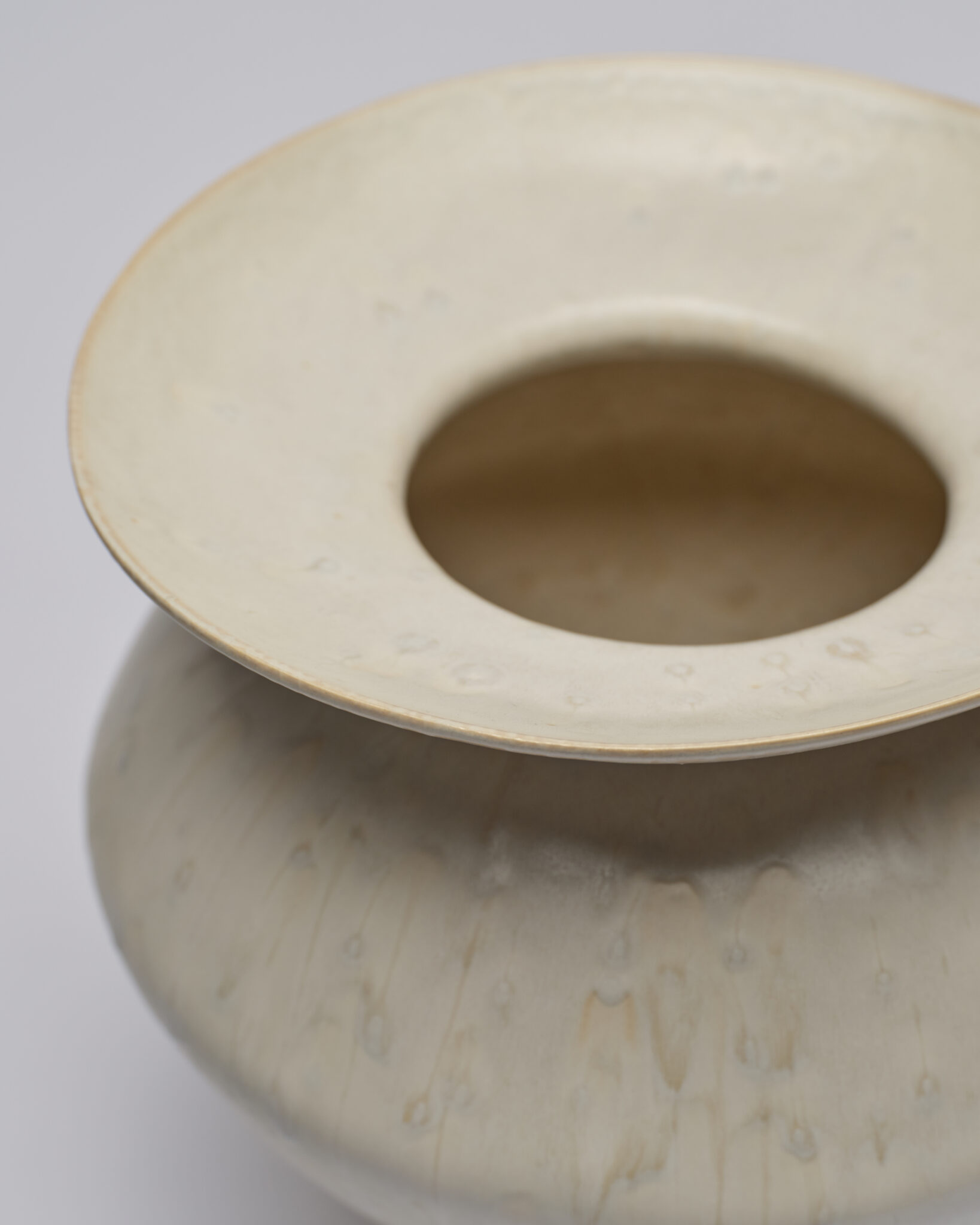 Japanese Ivory-Glazed Vase