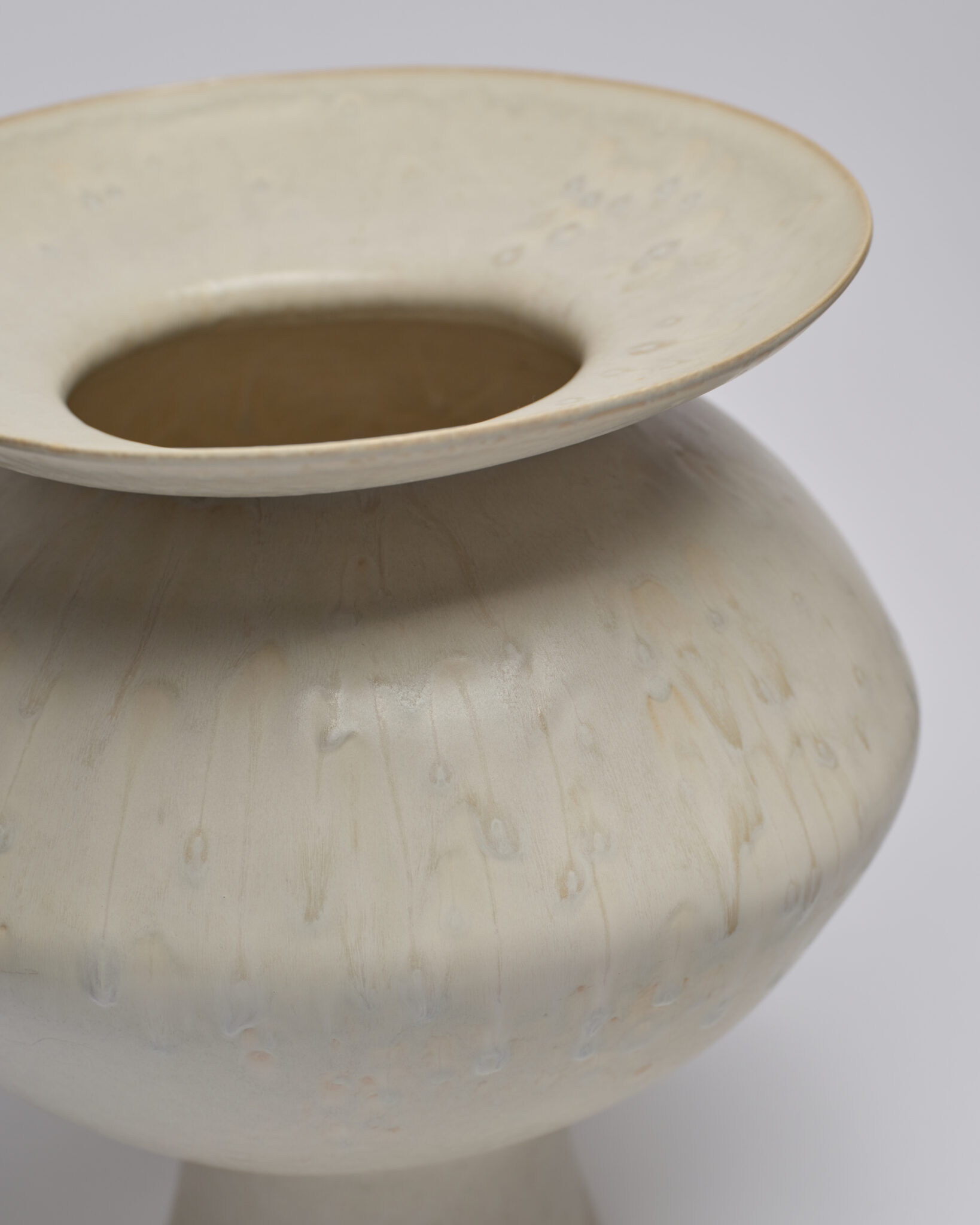 Japanese Ivory-Glazed Vase