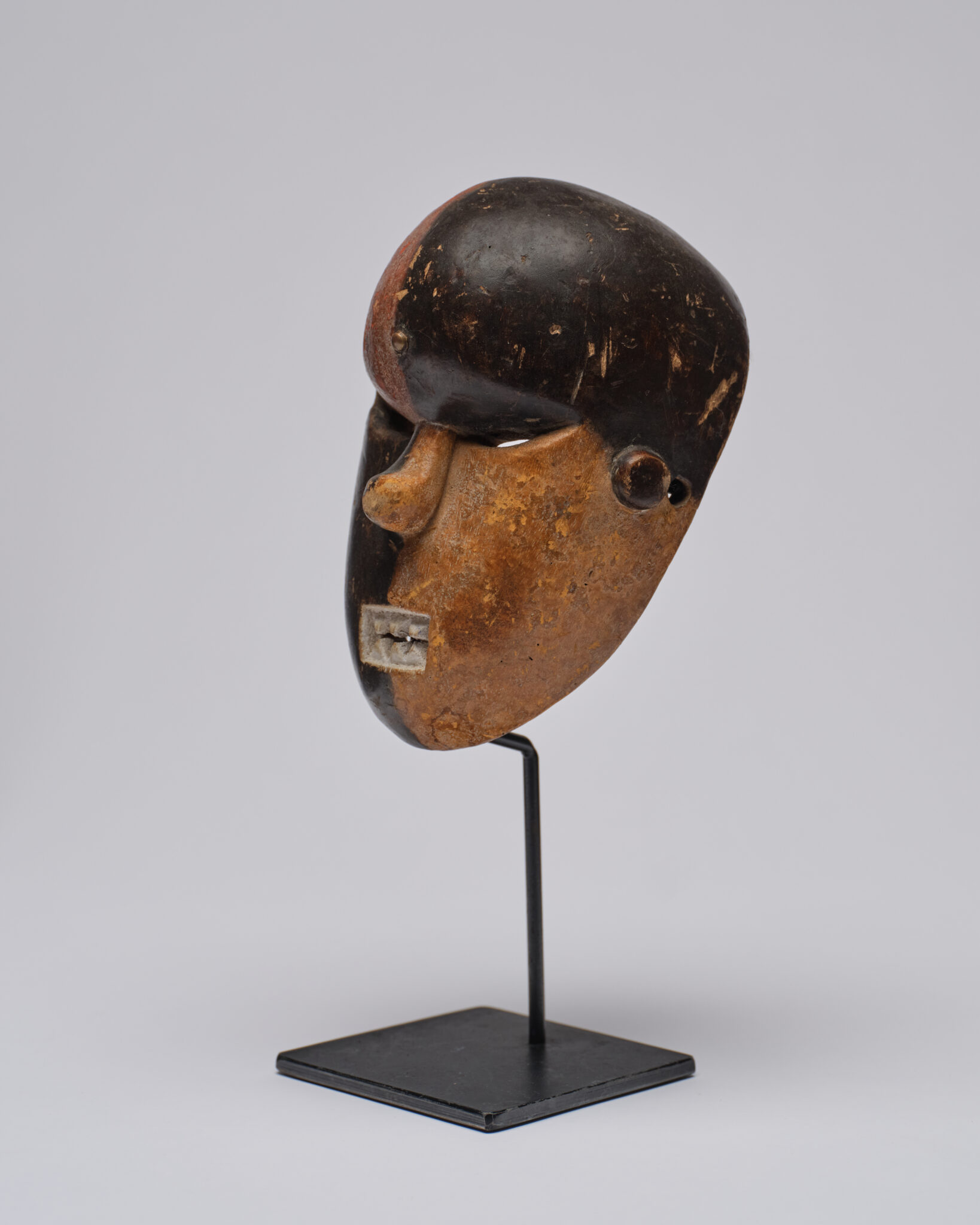 West African Painted Wood Mask