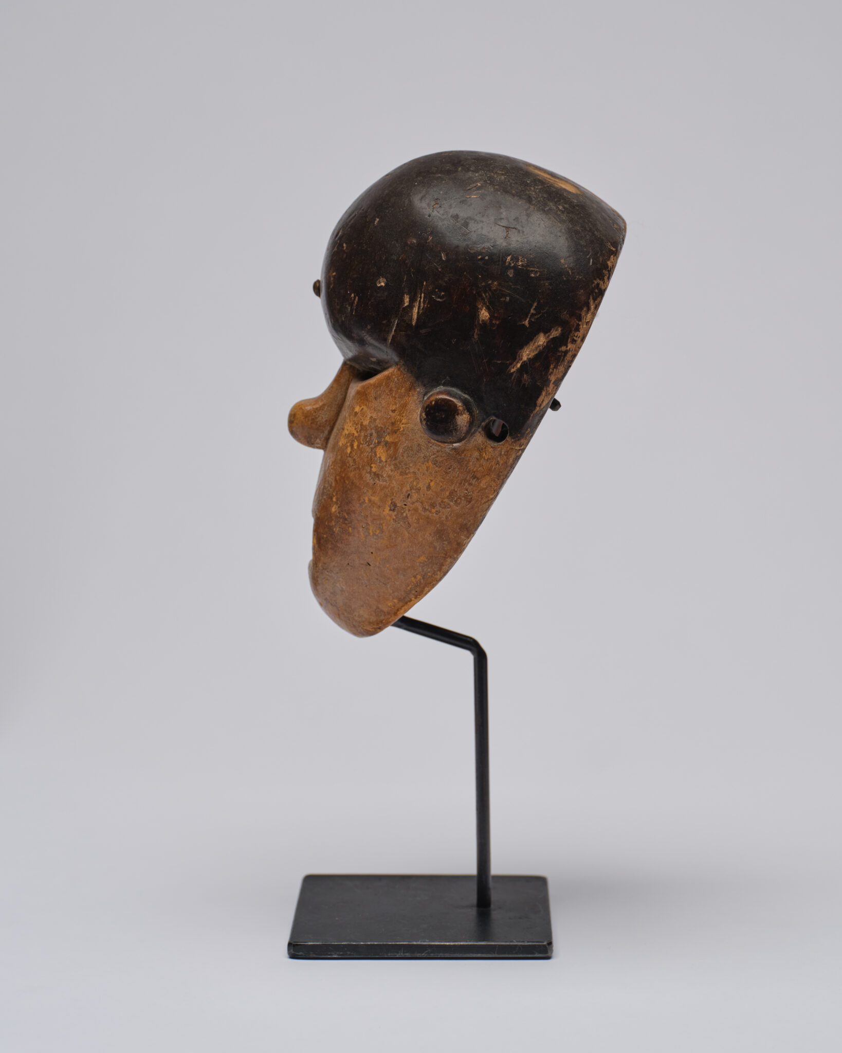 West African Painted Wood Mask