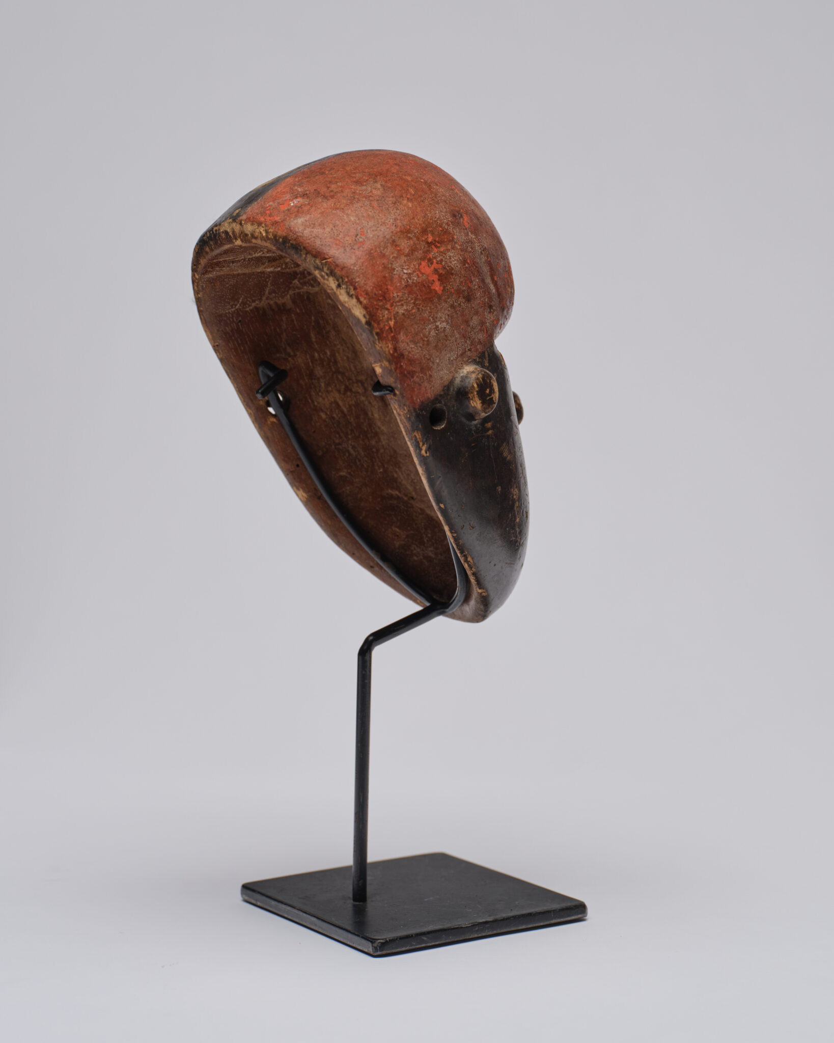 West African Painted Wood Mask