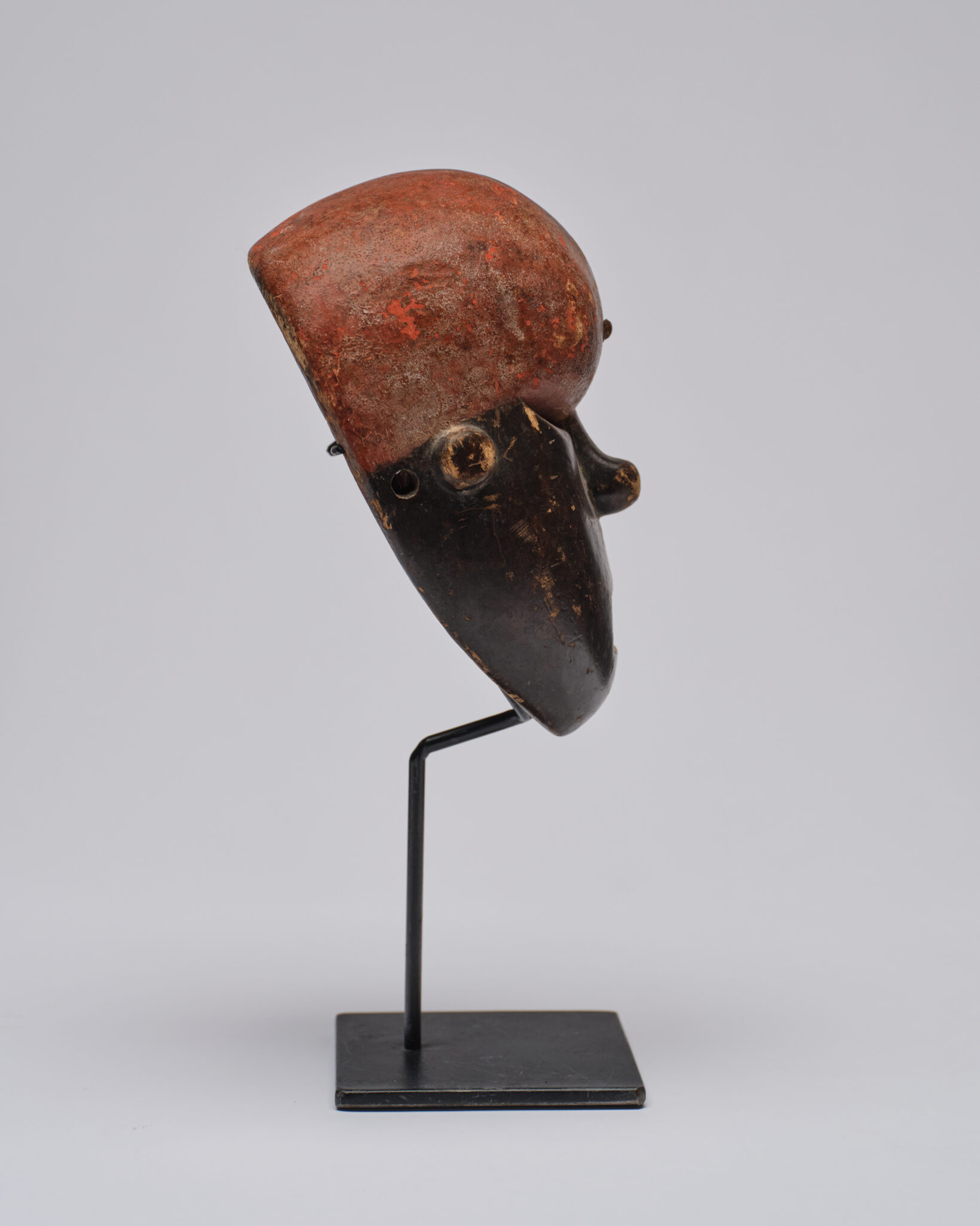 West African Painted Wood Mask