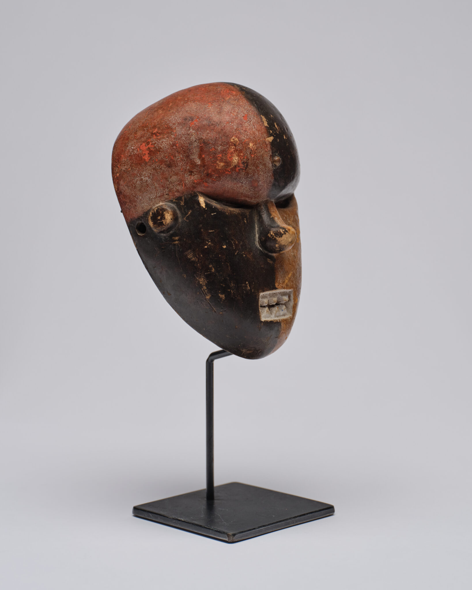 West African Painted Wood Mask