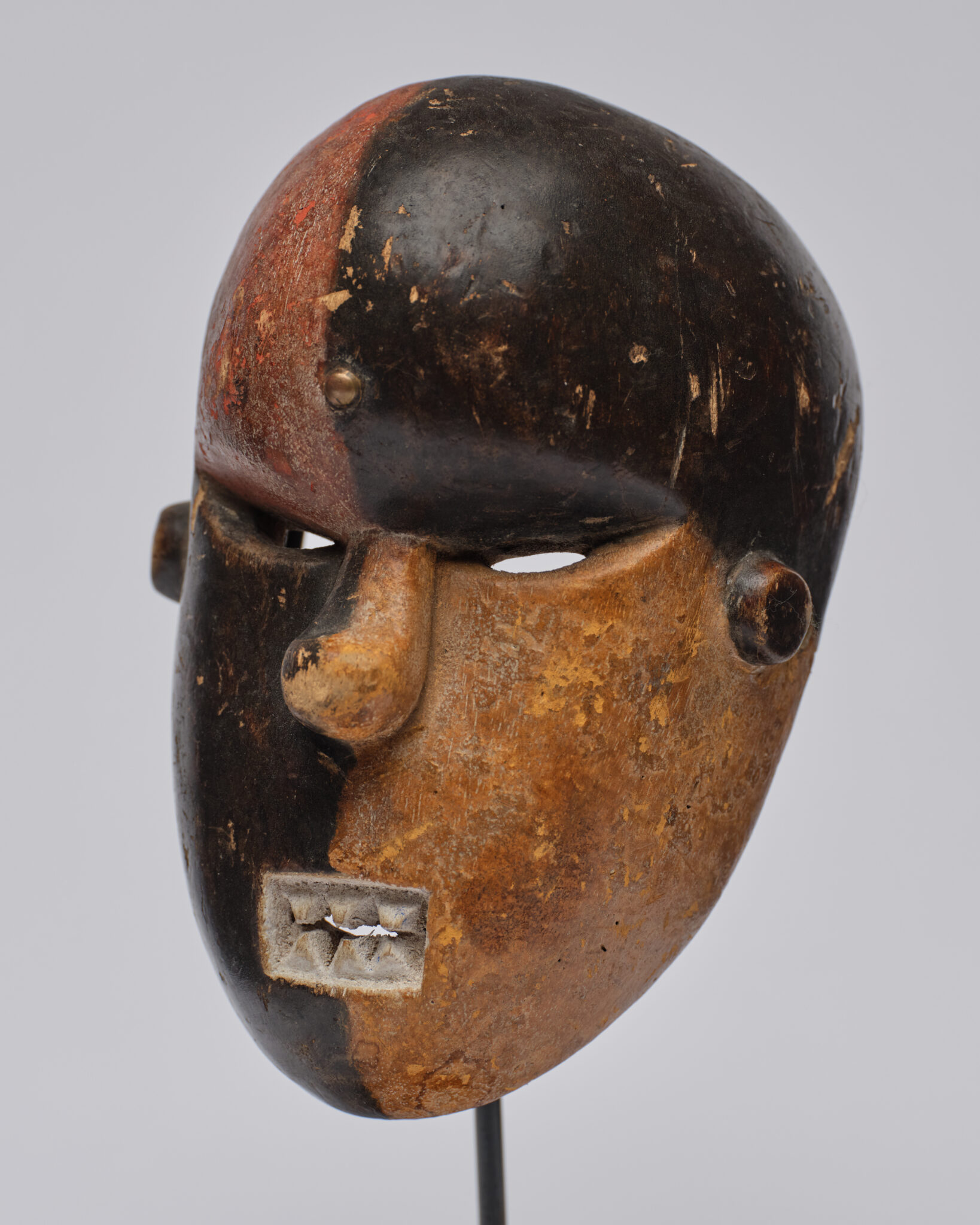 West African Painted Wood Mask
