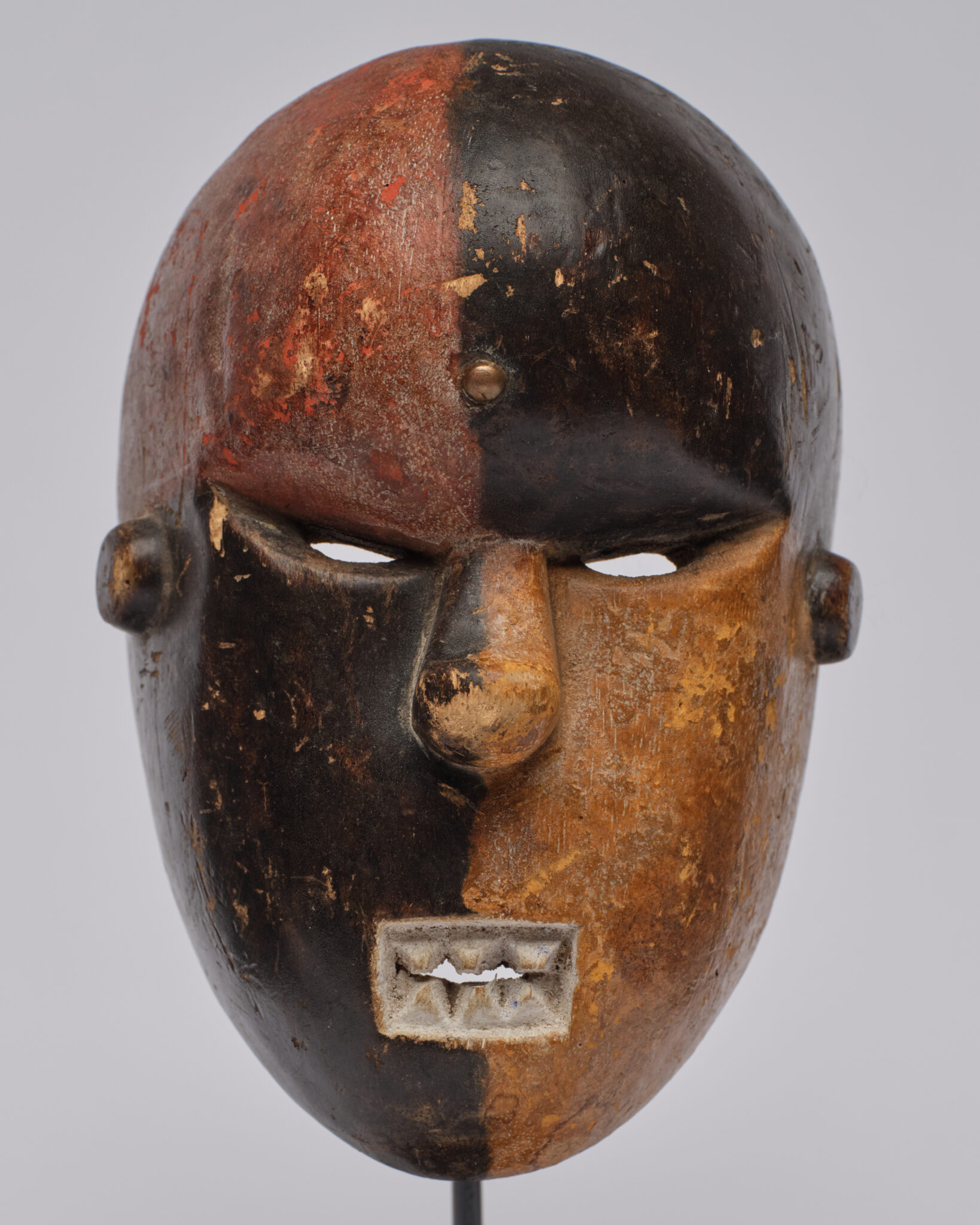 West African Painted Wood Mask