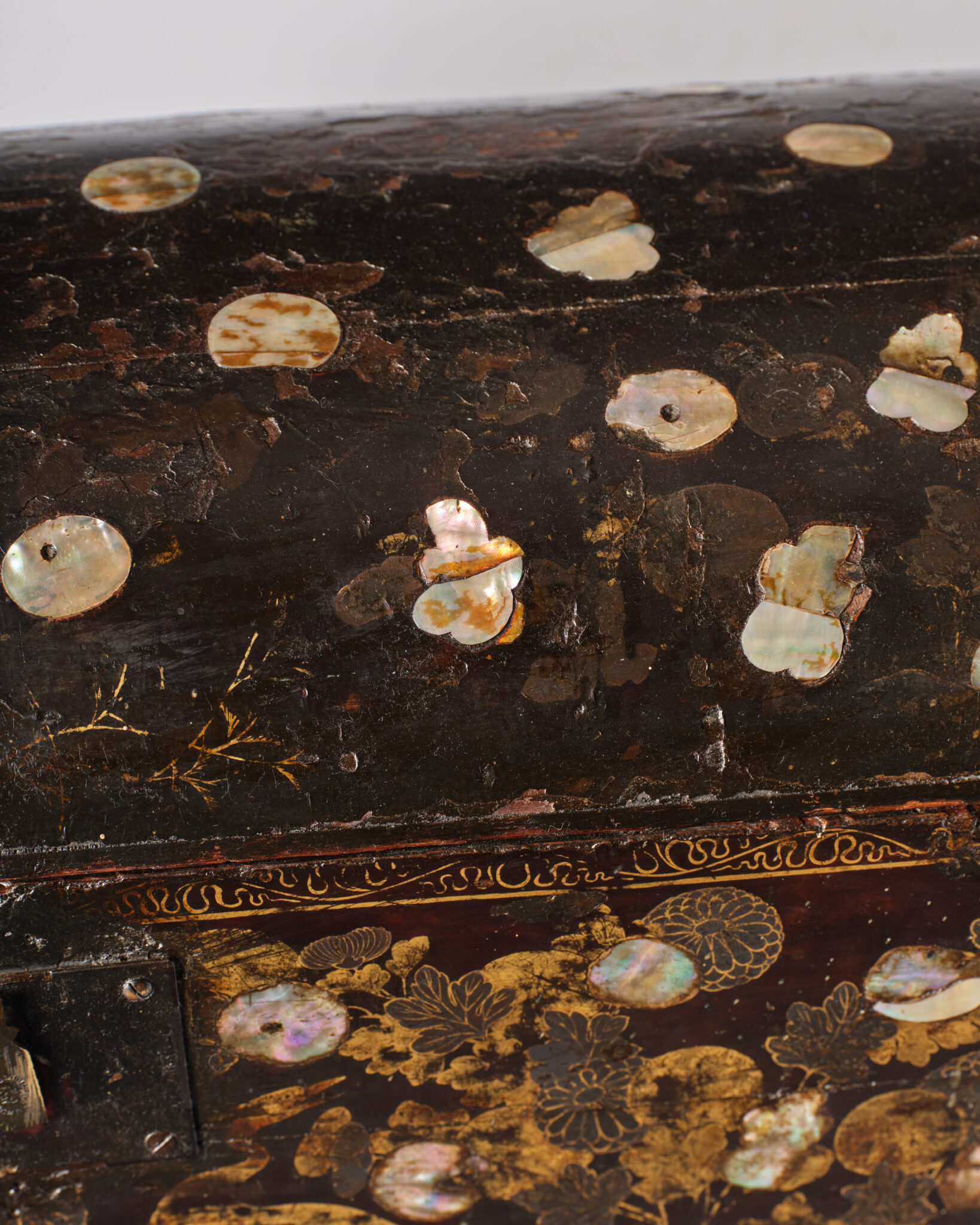 Japanese Nanban Lacquer Coffer