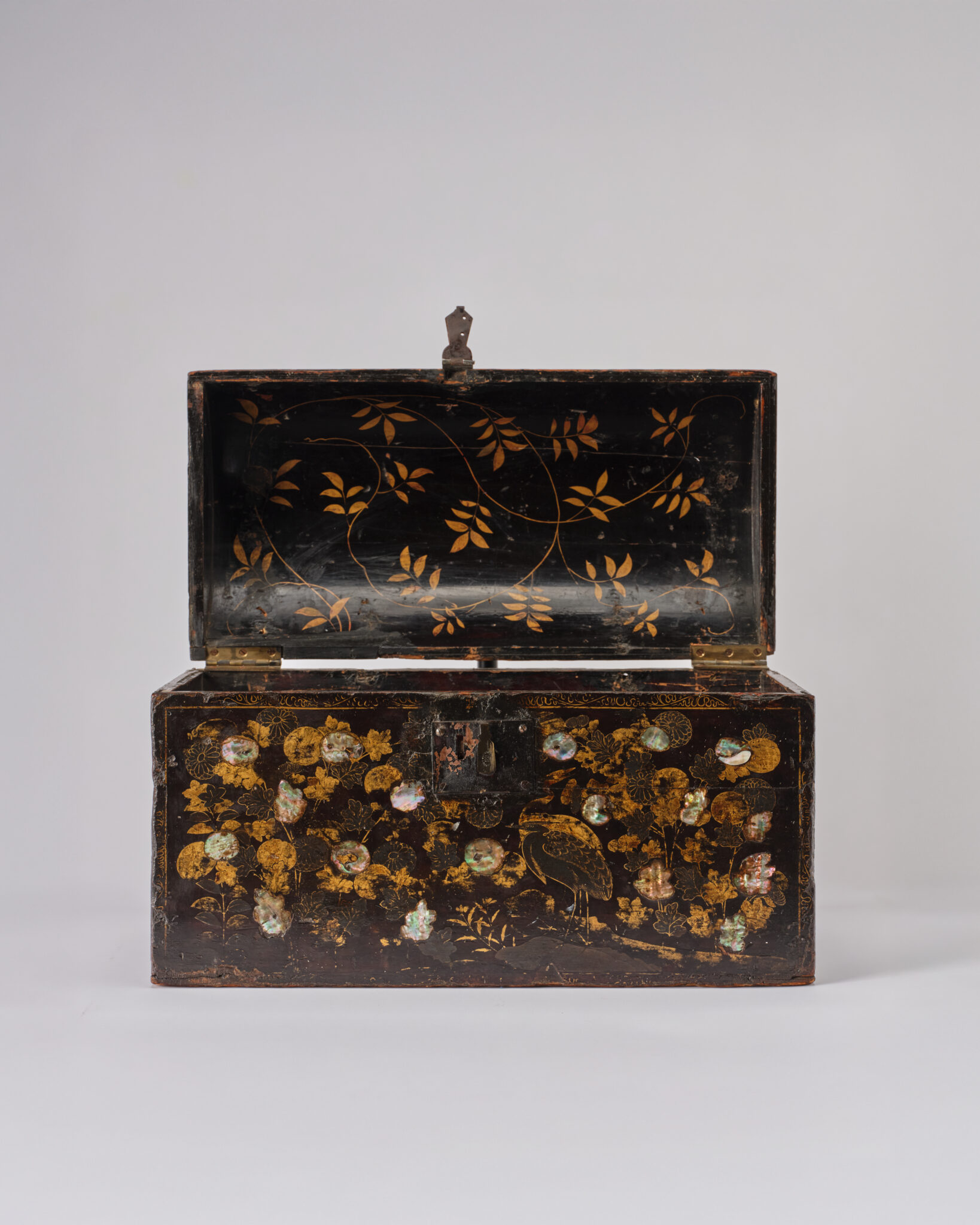 Japanese Nanban Lacquer Coffer