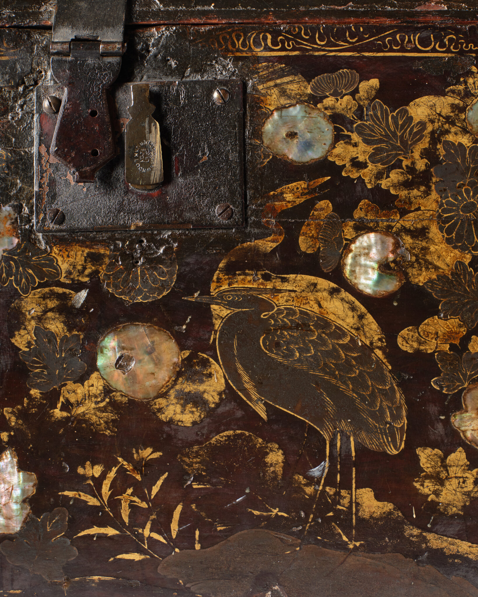 Japanese Nanban Lacquer Coffer
