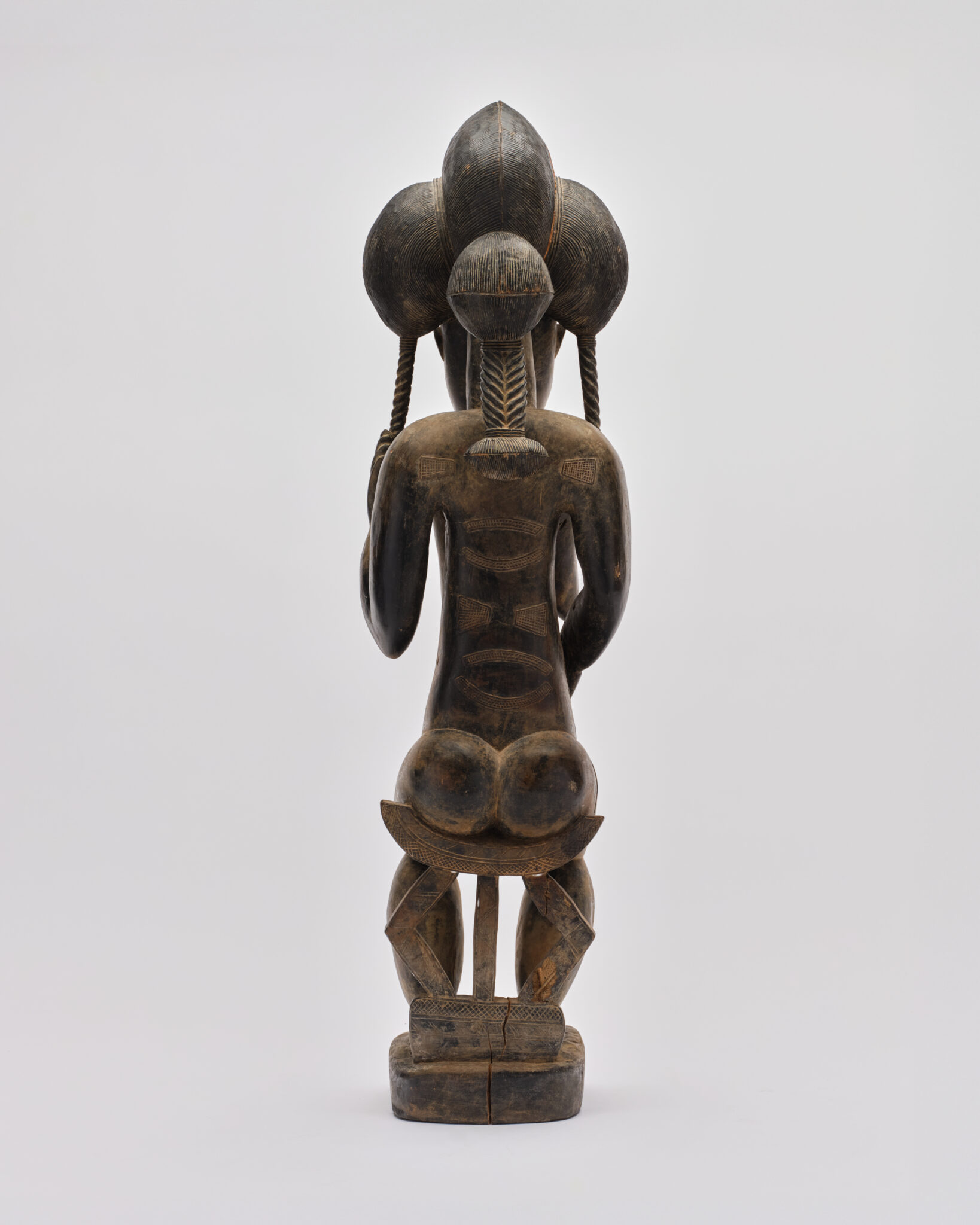 African Carved Wood Figure – Senufo Female Figure