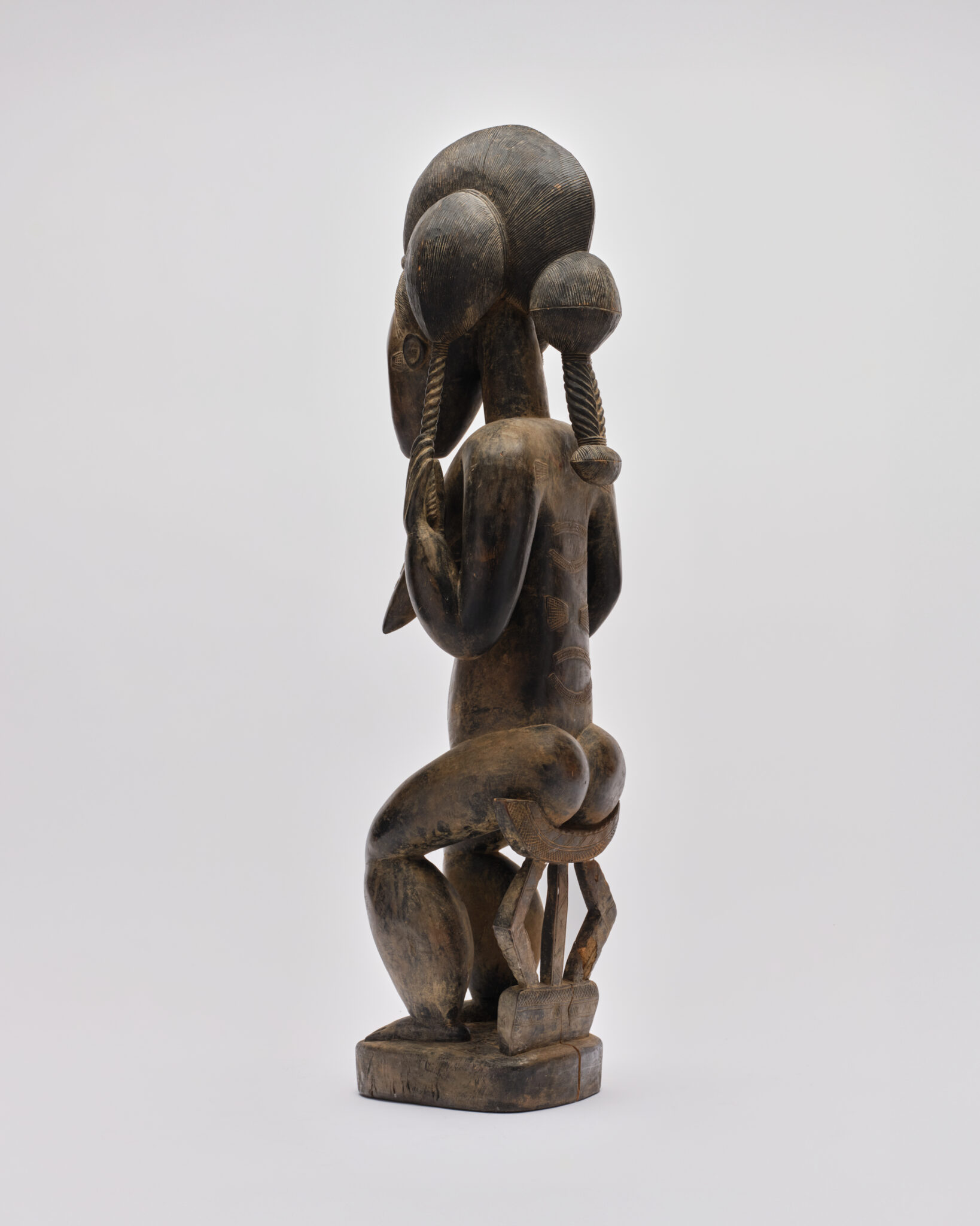 African Carved Wood Figure – Senufo Female Figure