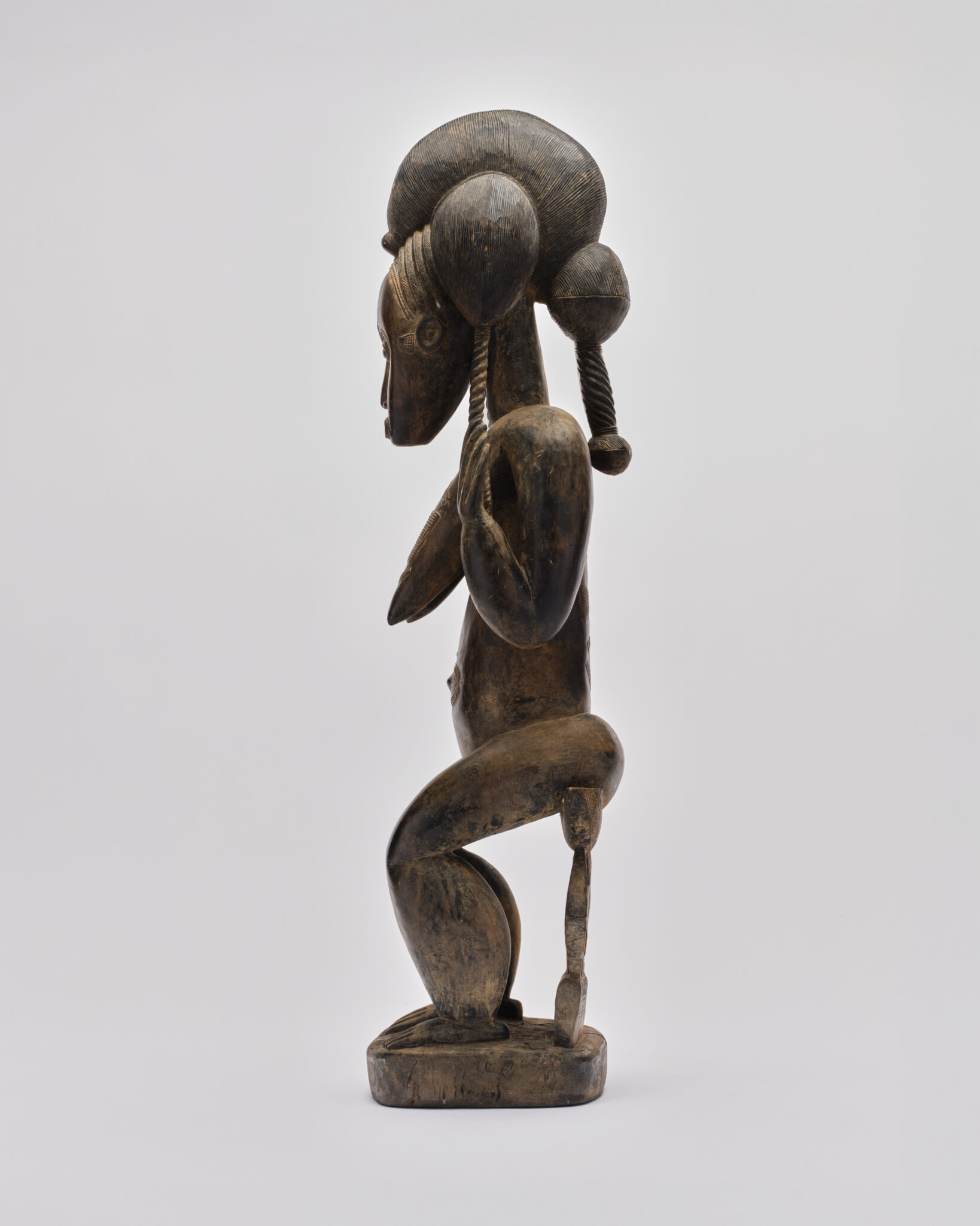 African Carved Wood Figure – Senufo Female Figure