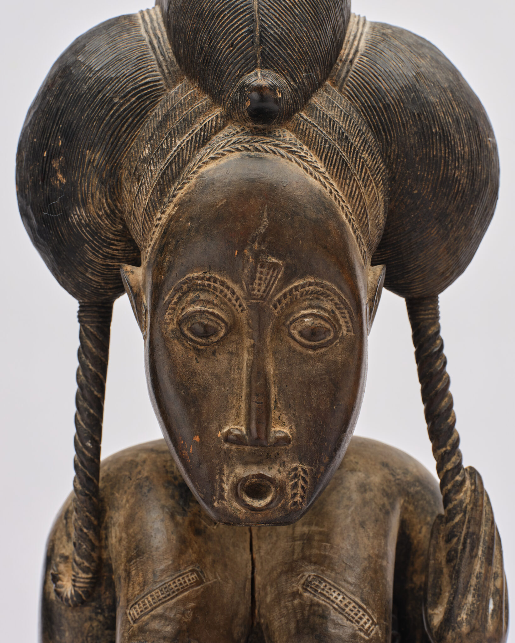 African Carved Wood Figure – Senufo Female Figure